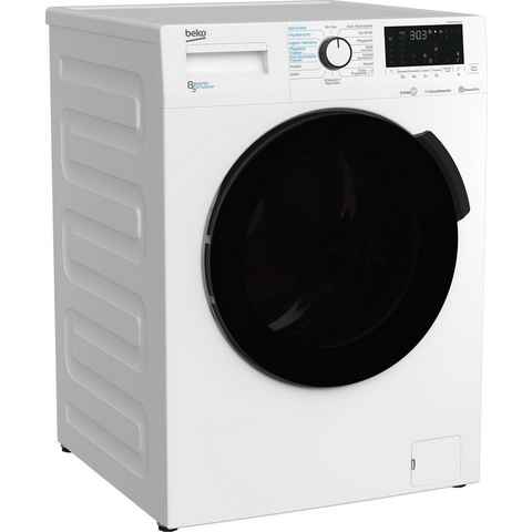 BEKO Waschtrockner WDW85141Steam1, 8 kg, 5 kg, 1400 U/min