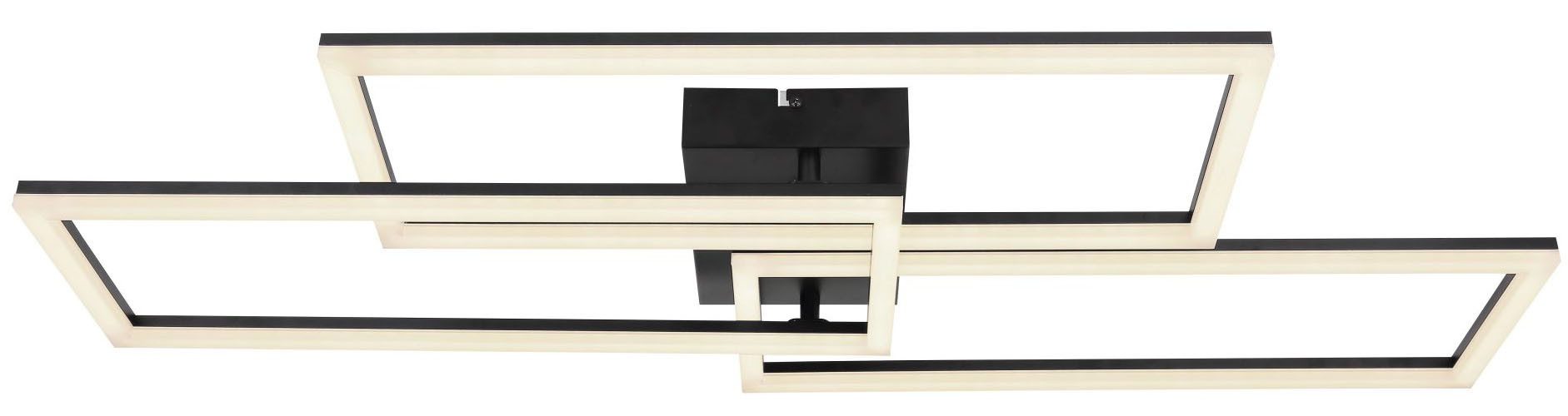 GLOBO LIGHTING LED Deckenleuchte TINY, Dimmfunktion, Fernbedienung, Infrarot inkl., Memoryfunktion, Nachtlichtfunktion, mehrere Helligkeitsstufen, LED fest integriert, warmweiß - kaltweiß, Deckenlampe, 3000-6500 Kelvin, Wohnzimmer, Schlafzimmer