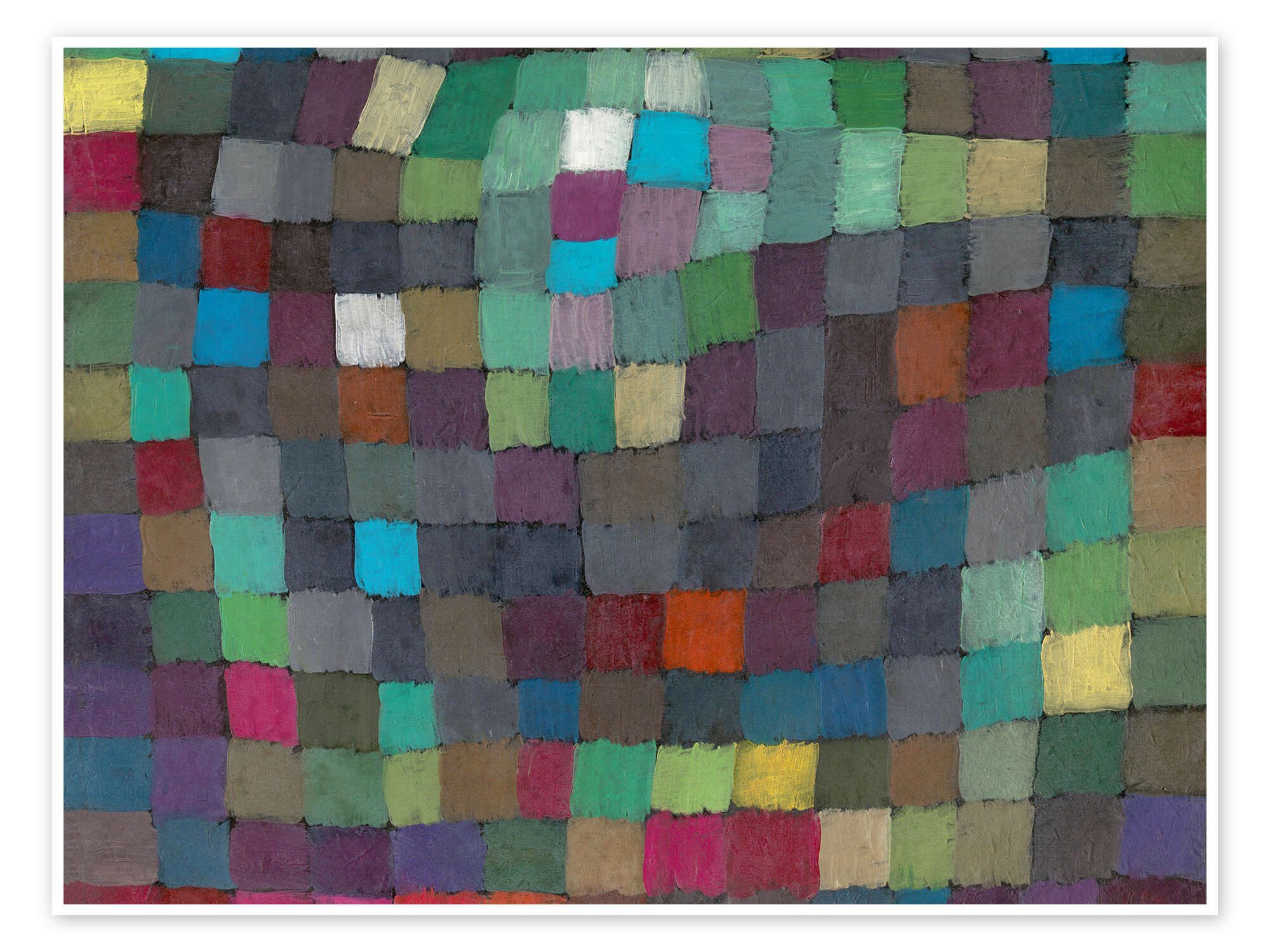 Posterlounge Wandbild Abstraktion in Bezug auf einen Baum, Paul Klee, erhältlich als Poster, Leinwandbild, Wandsticker oder Acrylglasbild