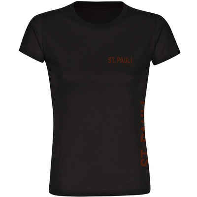 multifanshop T-Shirt Damen St. Pauli - Brust & Seite - Frauen