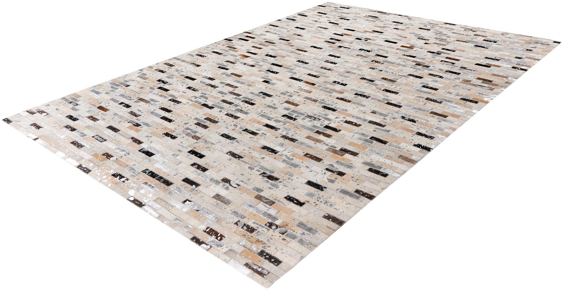 Padiro Lederteppich Lavin 525, rechteckig, Höhe: 8 mm