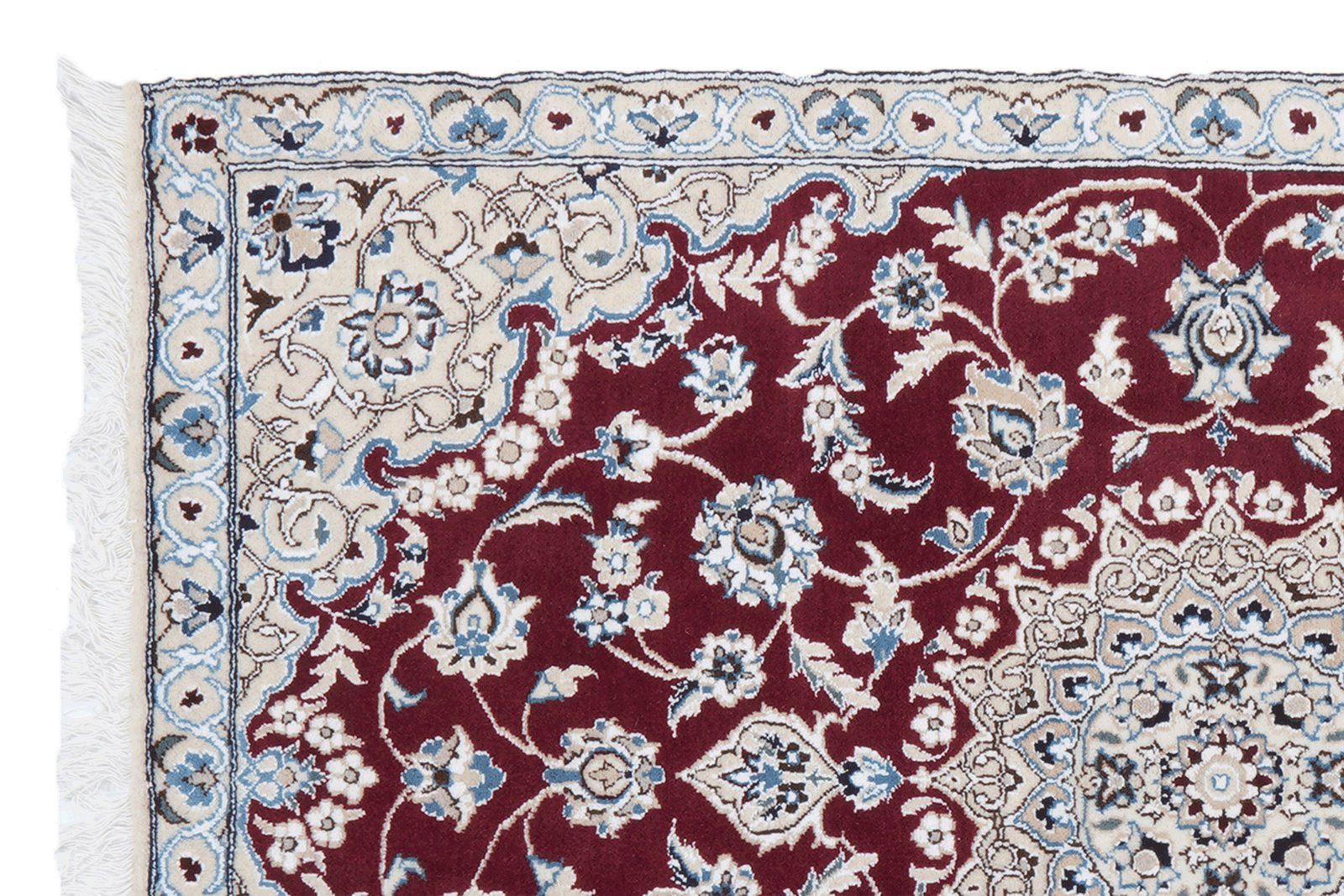 Looma Orientteppich Nain 9La 137x90cm, rechteckig, Höhe: 8 mm, Nain 9La, Schurwolle, Unikat