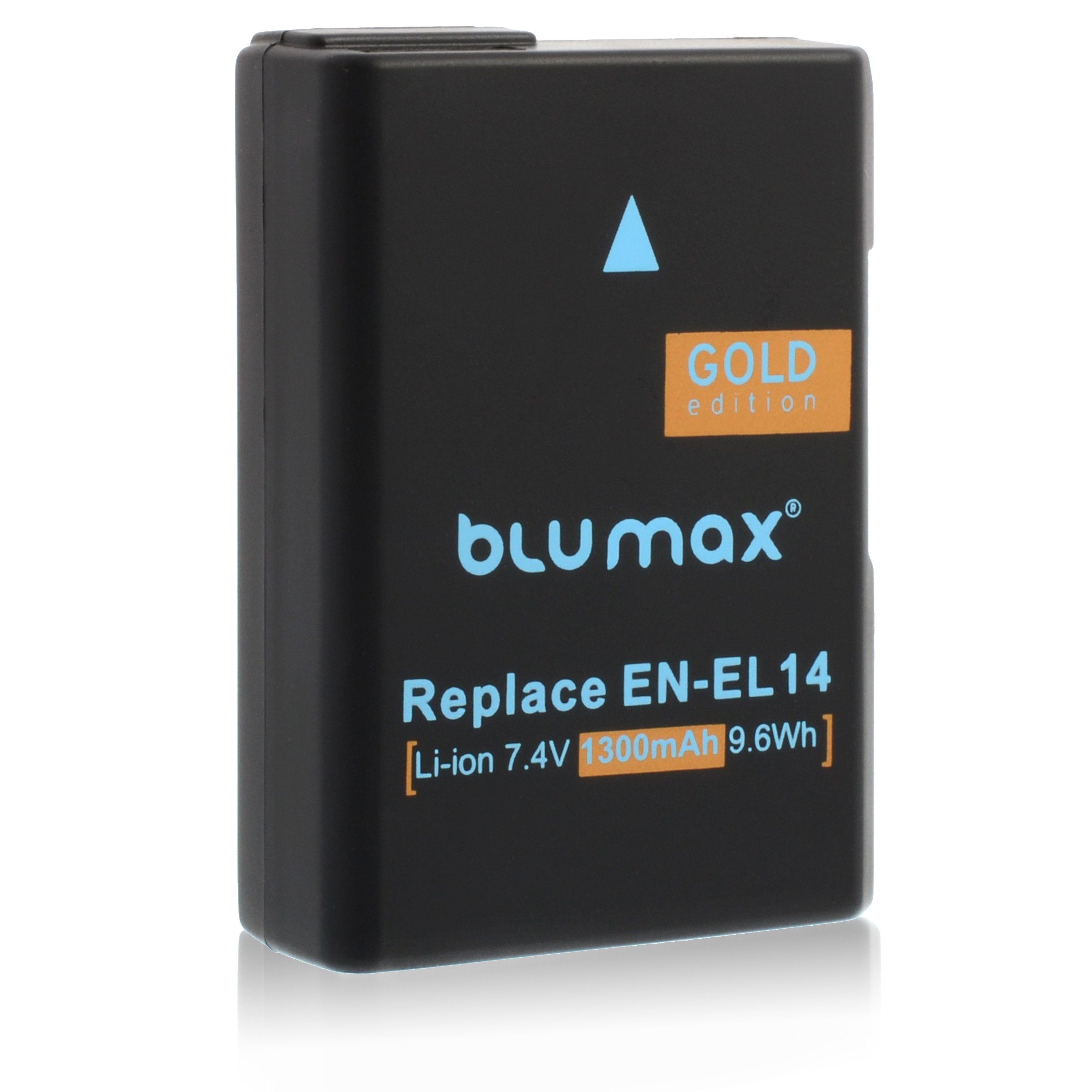 Blumax Akku passend für Nikon EL-EL14 1300 mAh (7,4V) Kamera-Akku