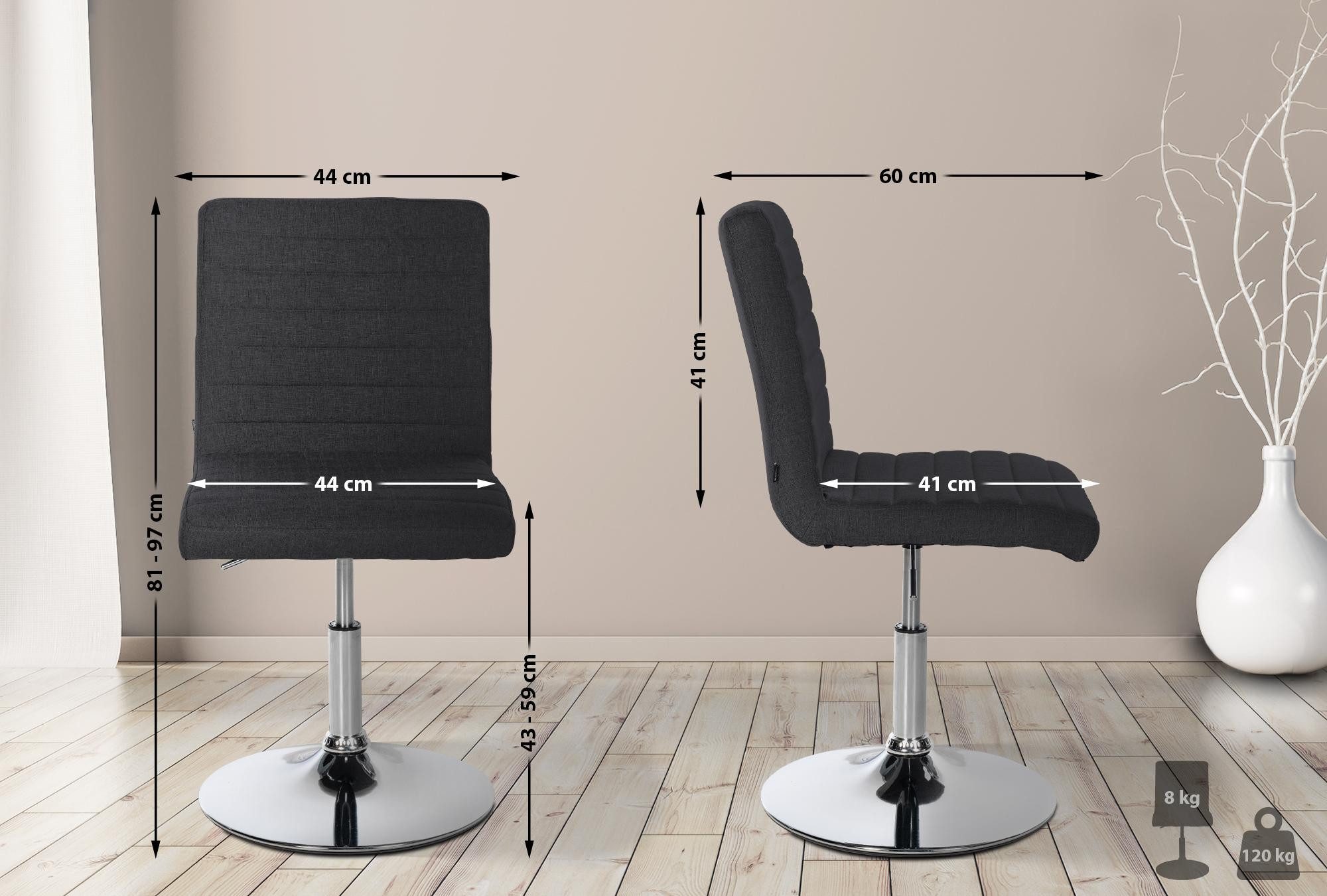 CLP Esszimmerstuhl Elvas Stoff (2er Set), günstig online kaufen