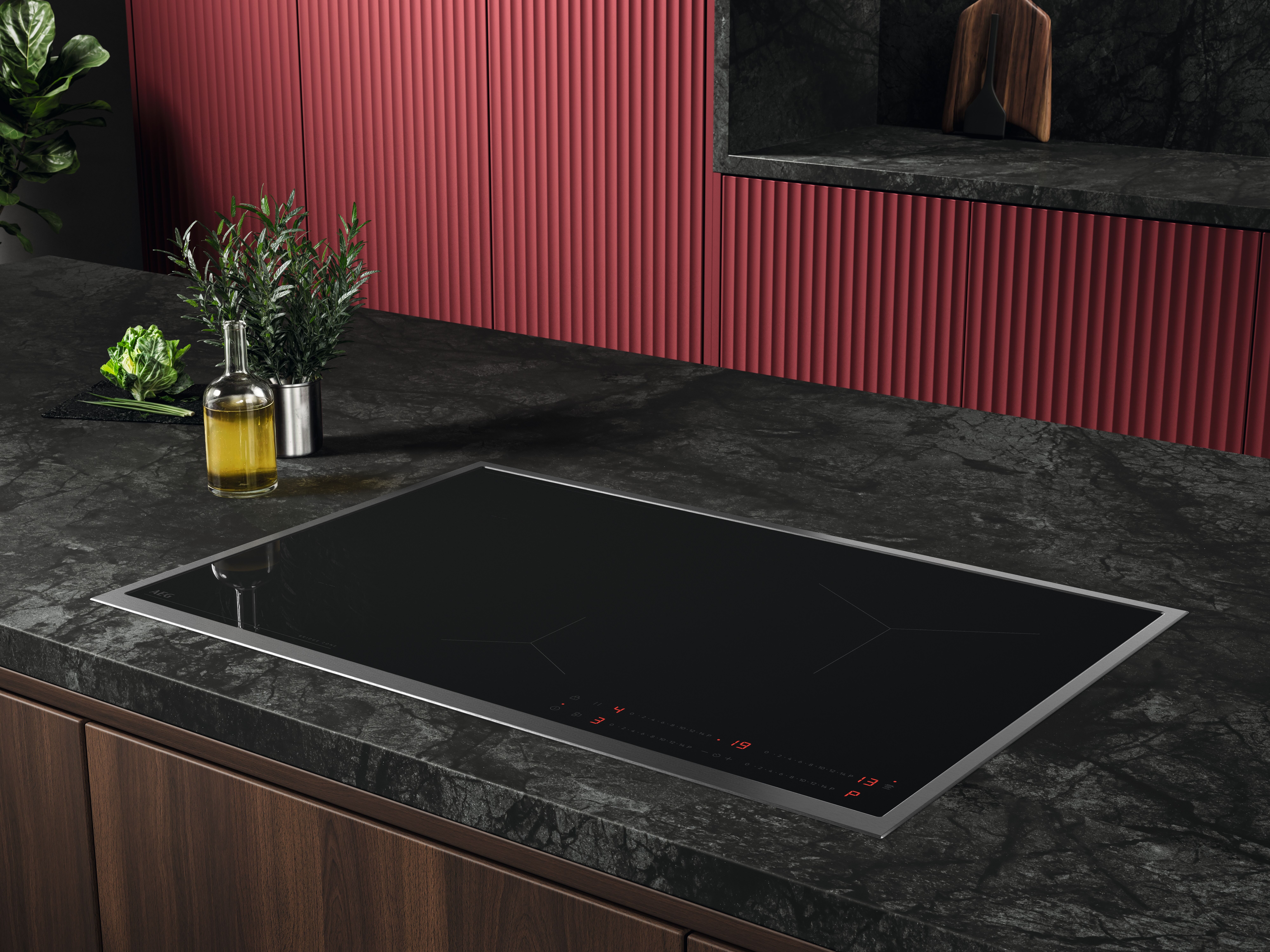 AEG Induktions-Kochfeld Serie 6000 TO84IB0FRB, mit PowerBoost-Funktion, mit Bridge-Funktion, mit Topferkennung