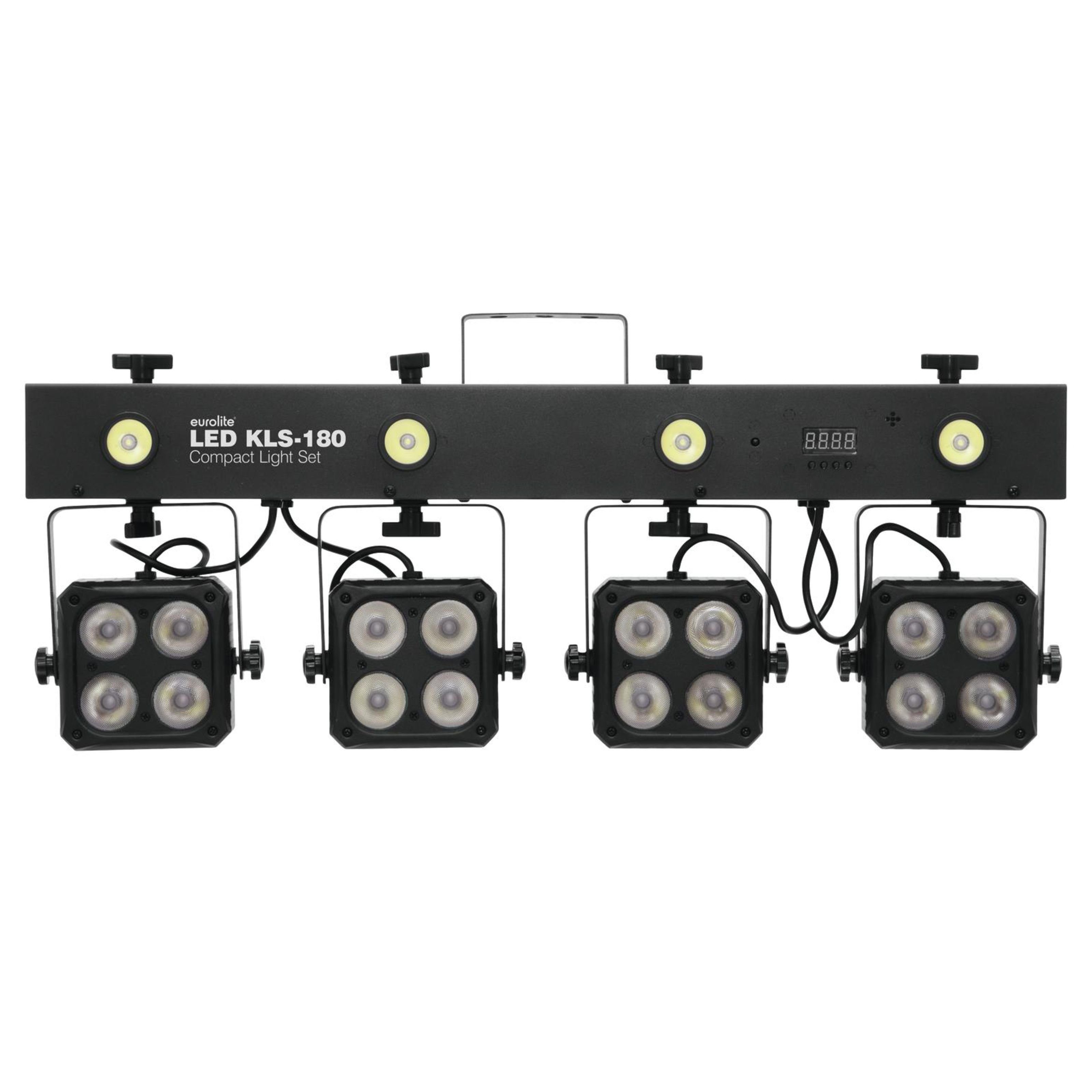 EUROLITE LED Scheinwerfer, LED KLS-180 Kompakt-Lichtset - Scheinwerfer und Effekt Set