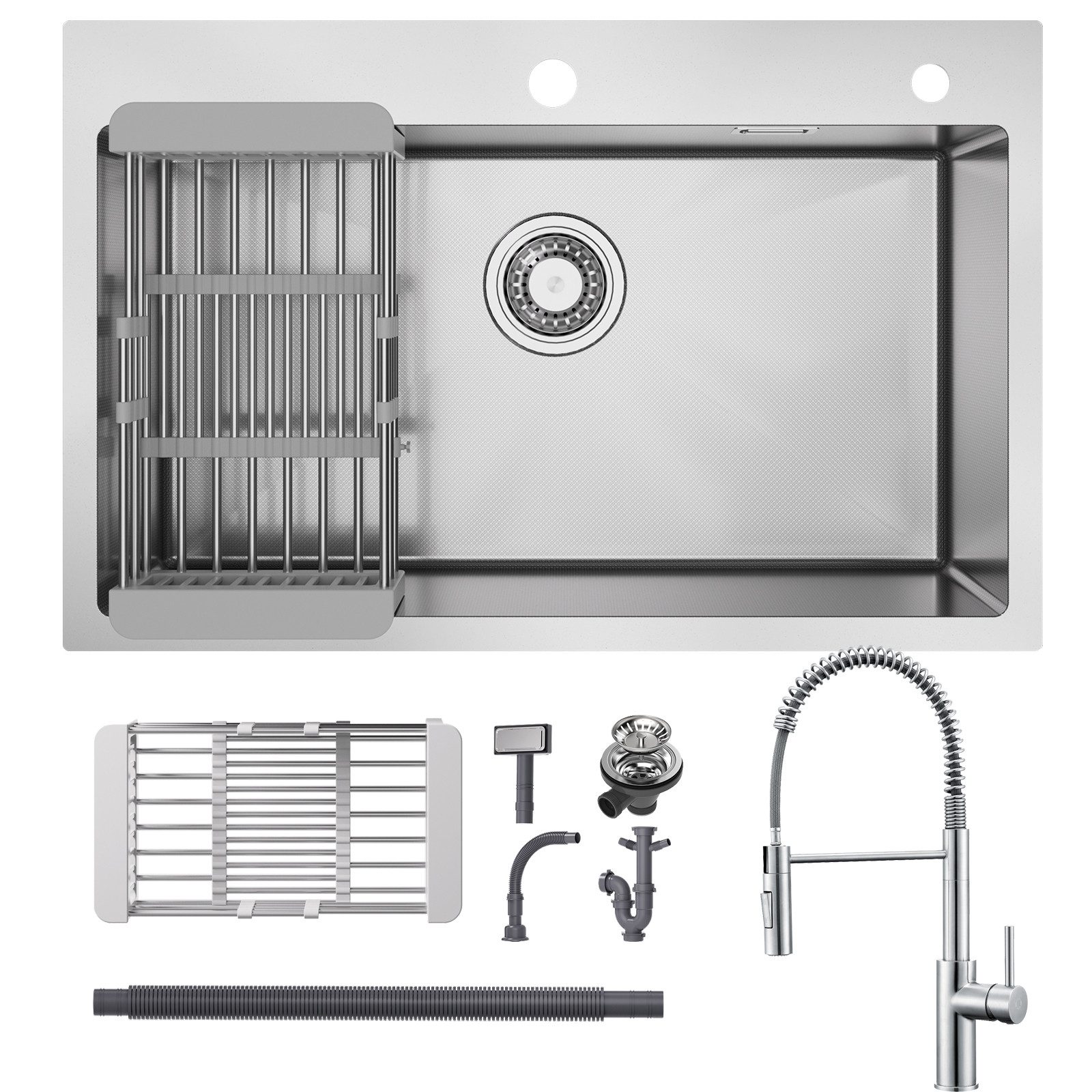 CECIPA MAX Küchenspüle Edelstahl Einbauspüle 70x45cm günstig online kaufen