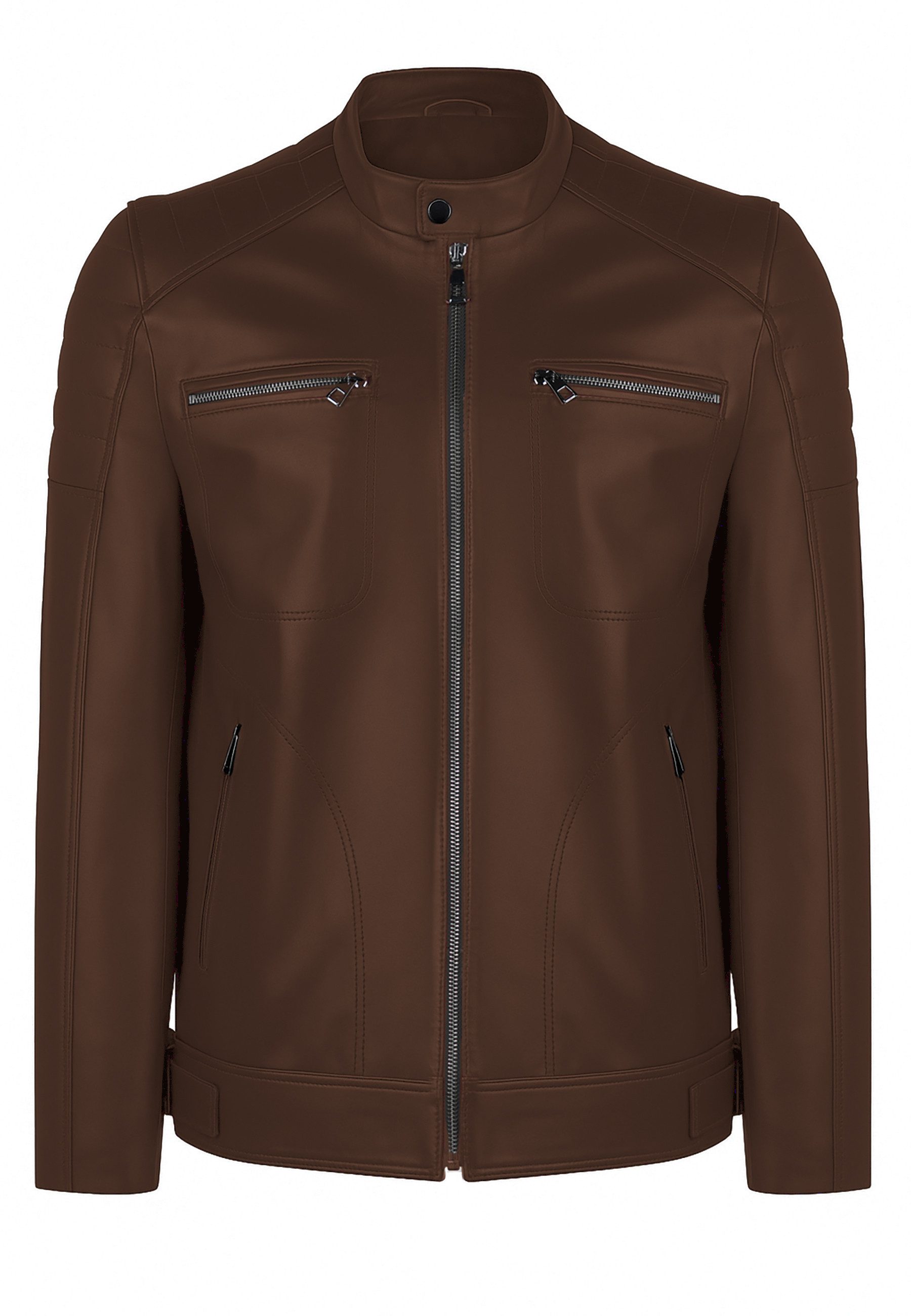 Felix Hardy Lederjacke Lederjacke mit Reißverschluss