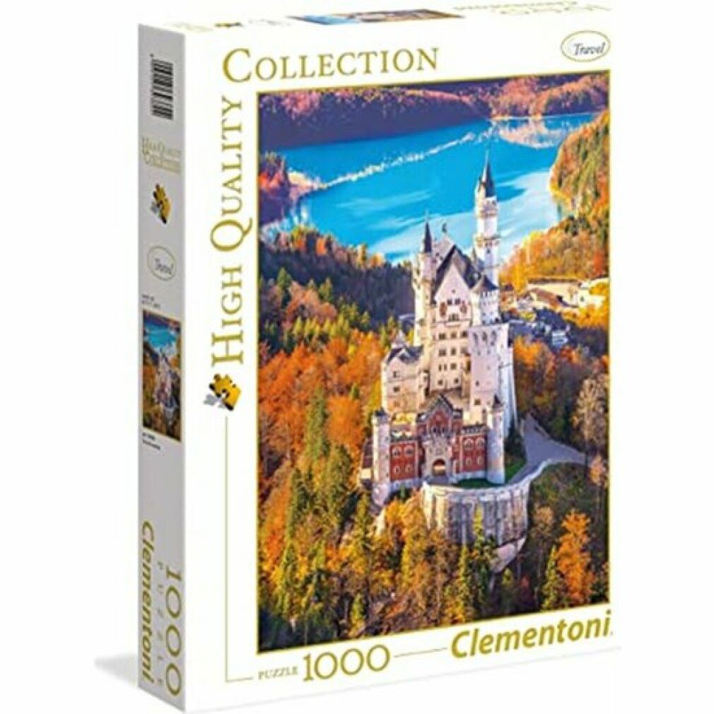 Clementoni® Puzzle High Quality Collection - 1000 Teile Puzzle - Neuschwanstein, Puzzleteile