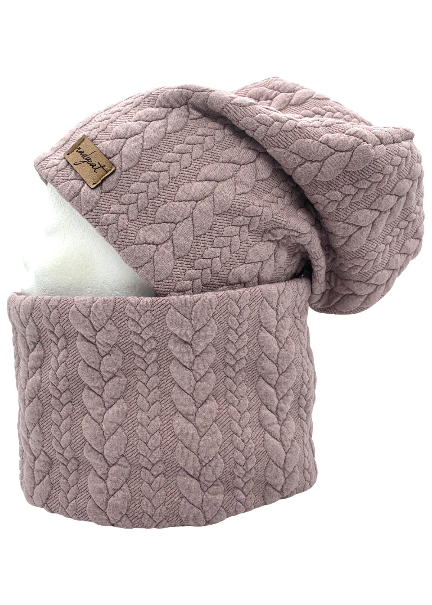 Beanie ZOPF & STYLE altrosa