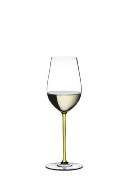 RIEDEL THE WINE GLASS COMPANY Champagnerglas Riedel Fatto A Mano Riesling/Zinfandel Gelb, Glas