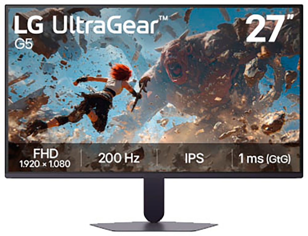 LG 27G523B Gaming-Monitor (68 cm/27 ", 1920 x 1080 px, Full HD, 1 ms Reaktionszeit, 200 Hz, IPS)