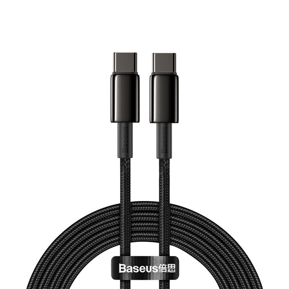 Baseus Ladekabel USB Typ C Schnellladung - Quick Charge 100 W 5 A 2 m Smartphone-Kabel, (200 cm)