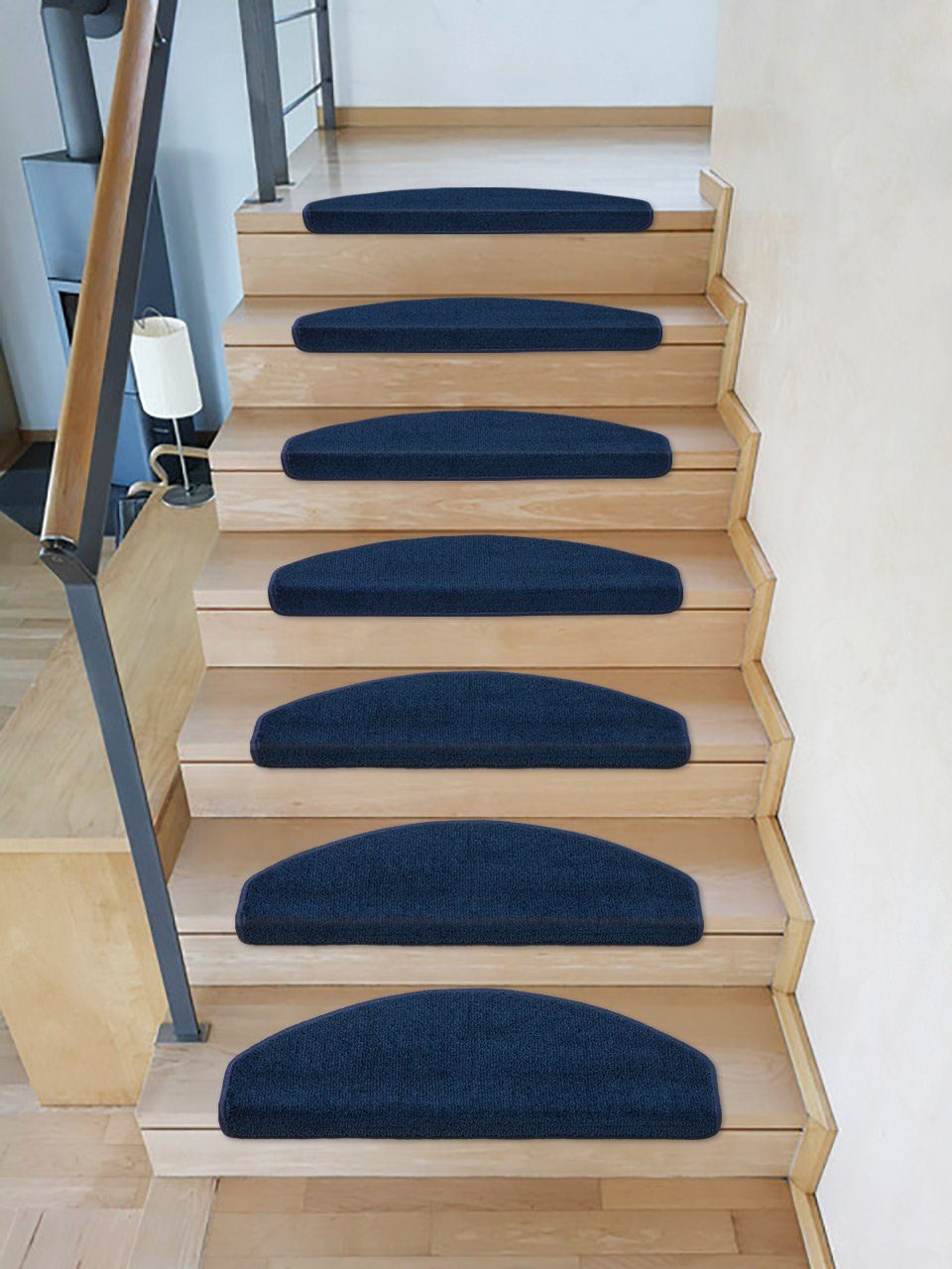 Metzker® Stufenmatte Stufenmatten Sweet Halbrund Blau günstig online kaufen
