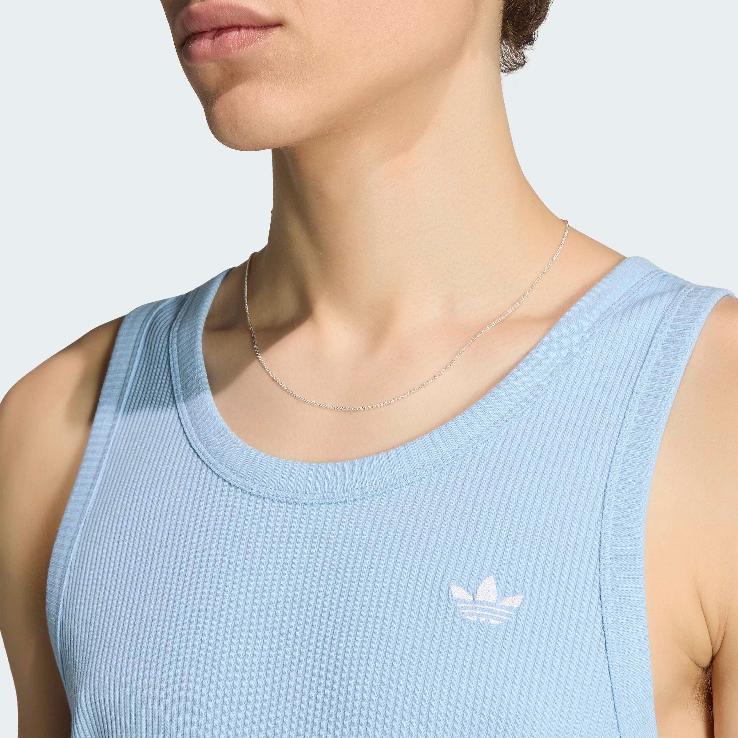 adidas Originals Tanktop ESS TANK mit Rundhalsausschnitt, ohne Verschluss, aus Baumwolle