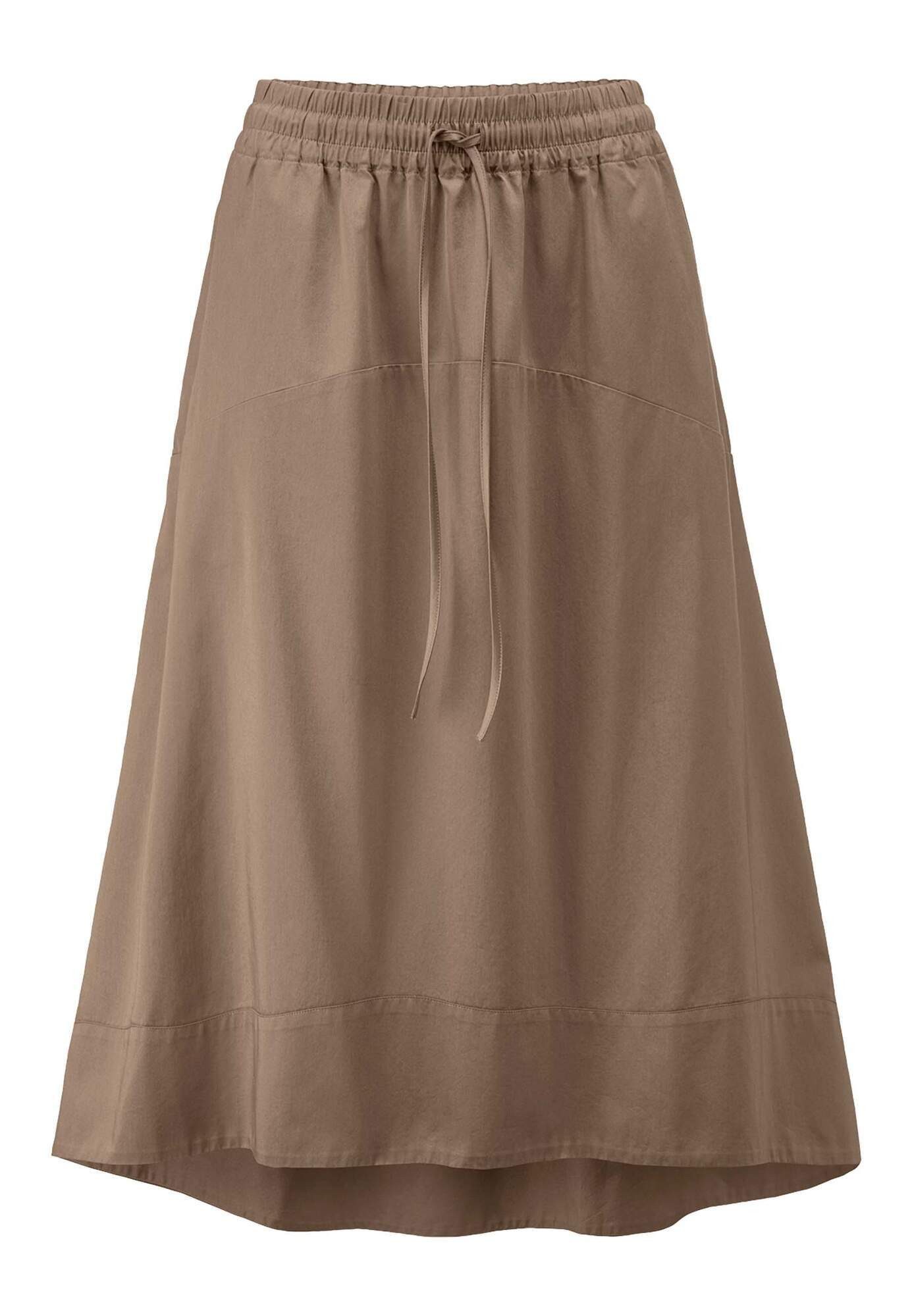 Hessnatur Midirock Relaxed aus reiner Bio-Baumwolle (1-tlg) günstig online kaufen