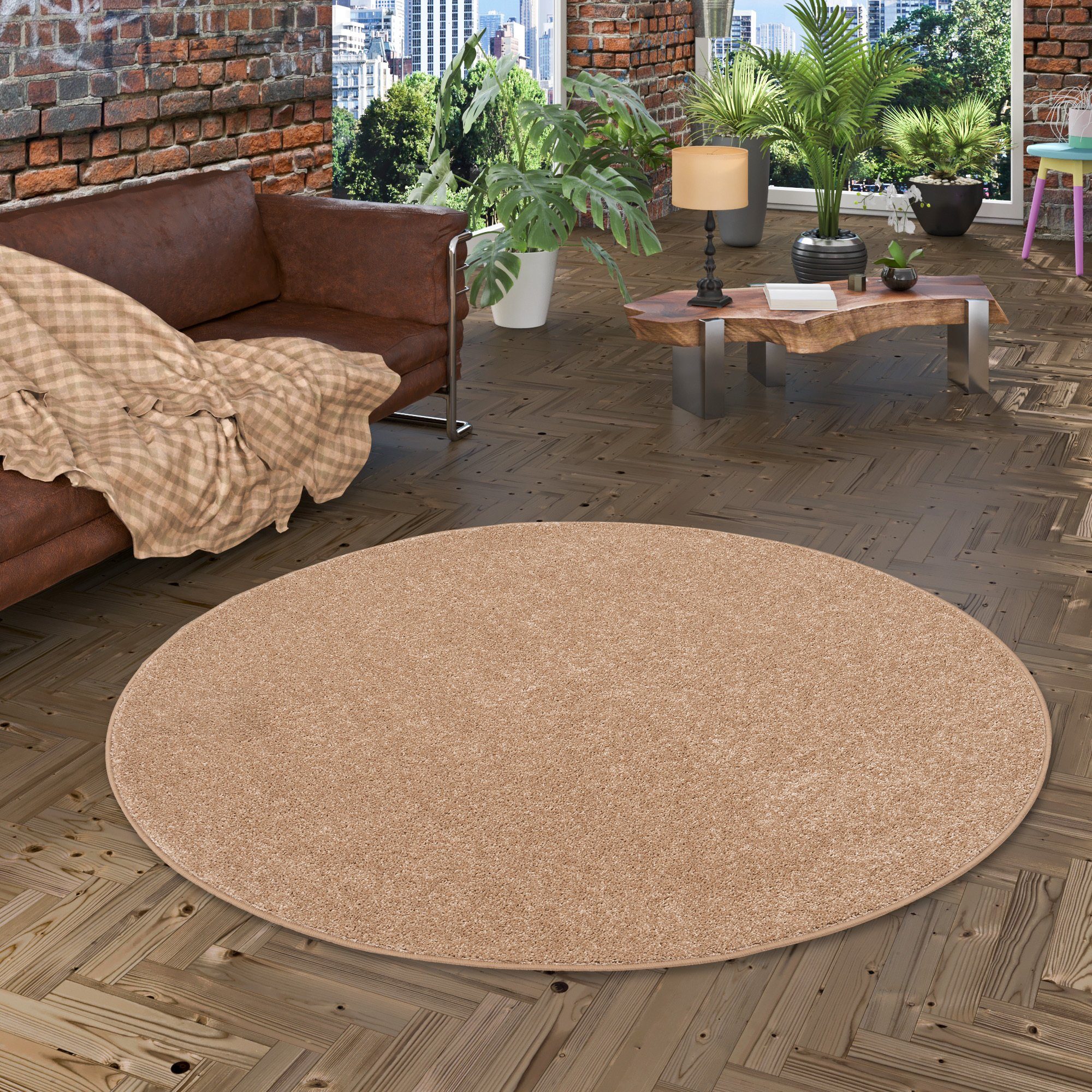 Snapstyle Hochflor-Teppich Hochflor Velours Teppich Cottage günstig online kaufen