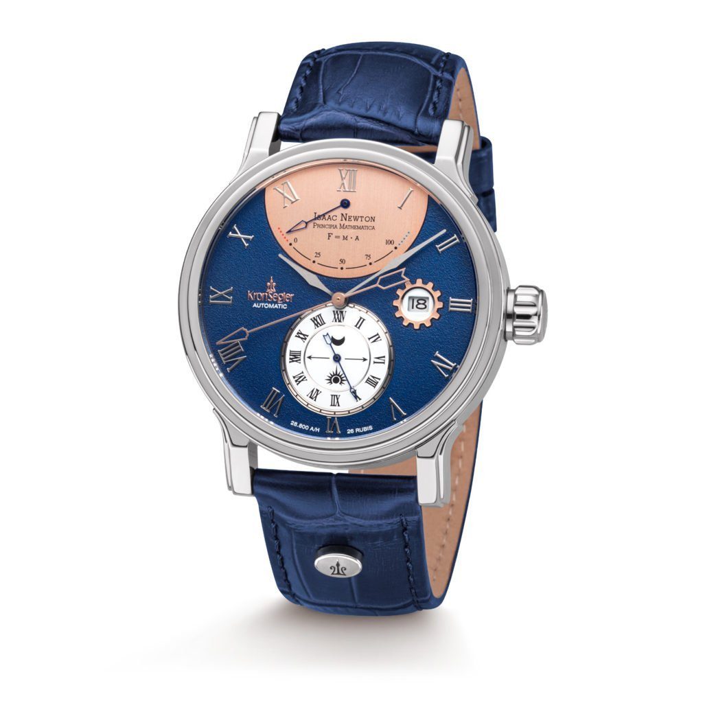 Automatikuhr Isaac Newton Principia Mathematica, Herrenuhr