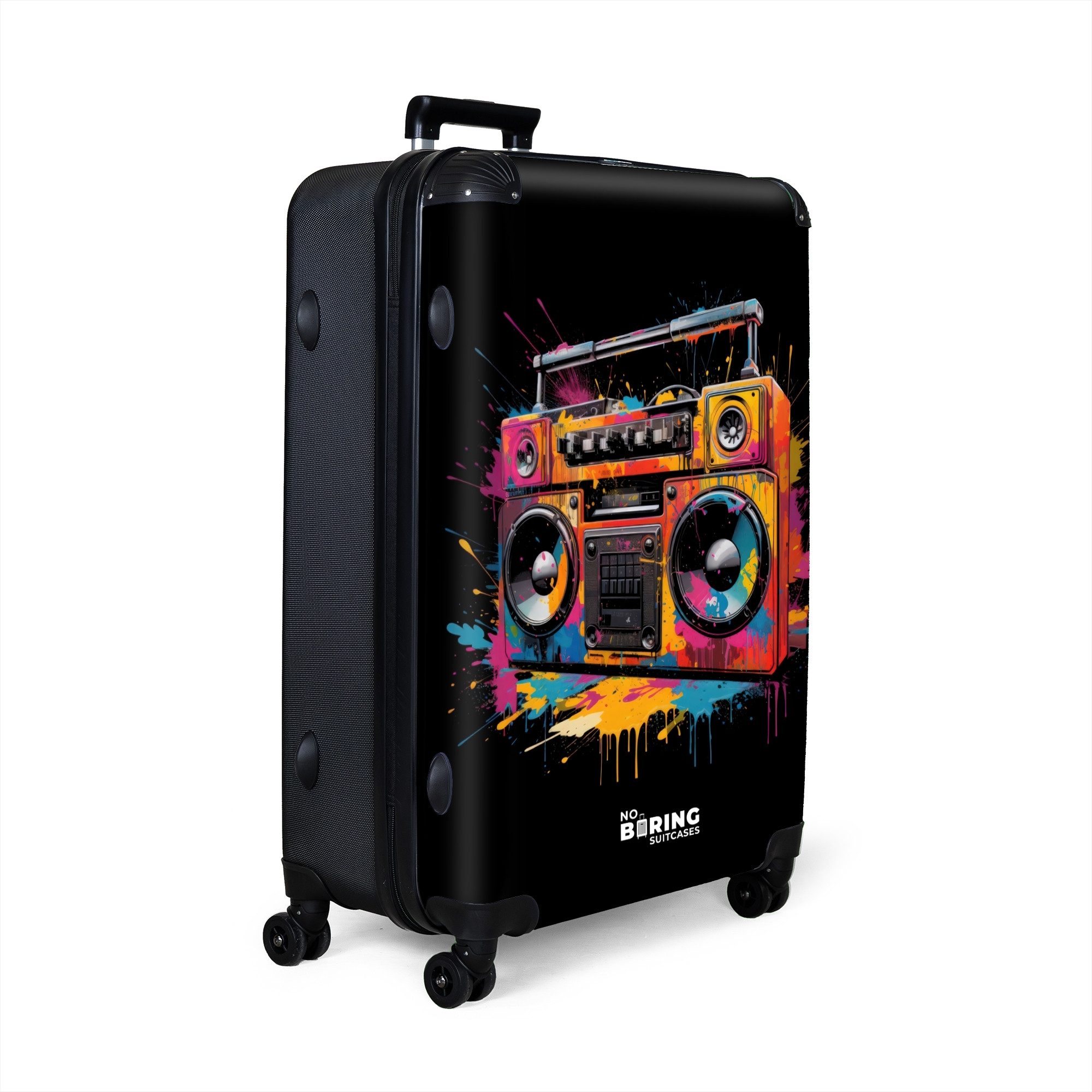 NoBoringSuitcases.com© Hartschalen-Trolley Radio mit bunter Farbe günstig online kaufen