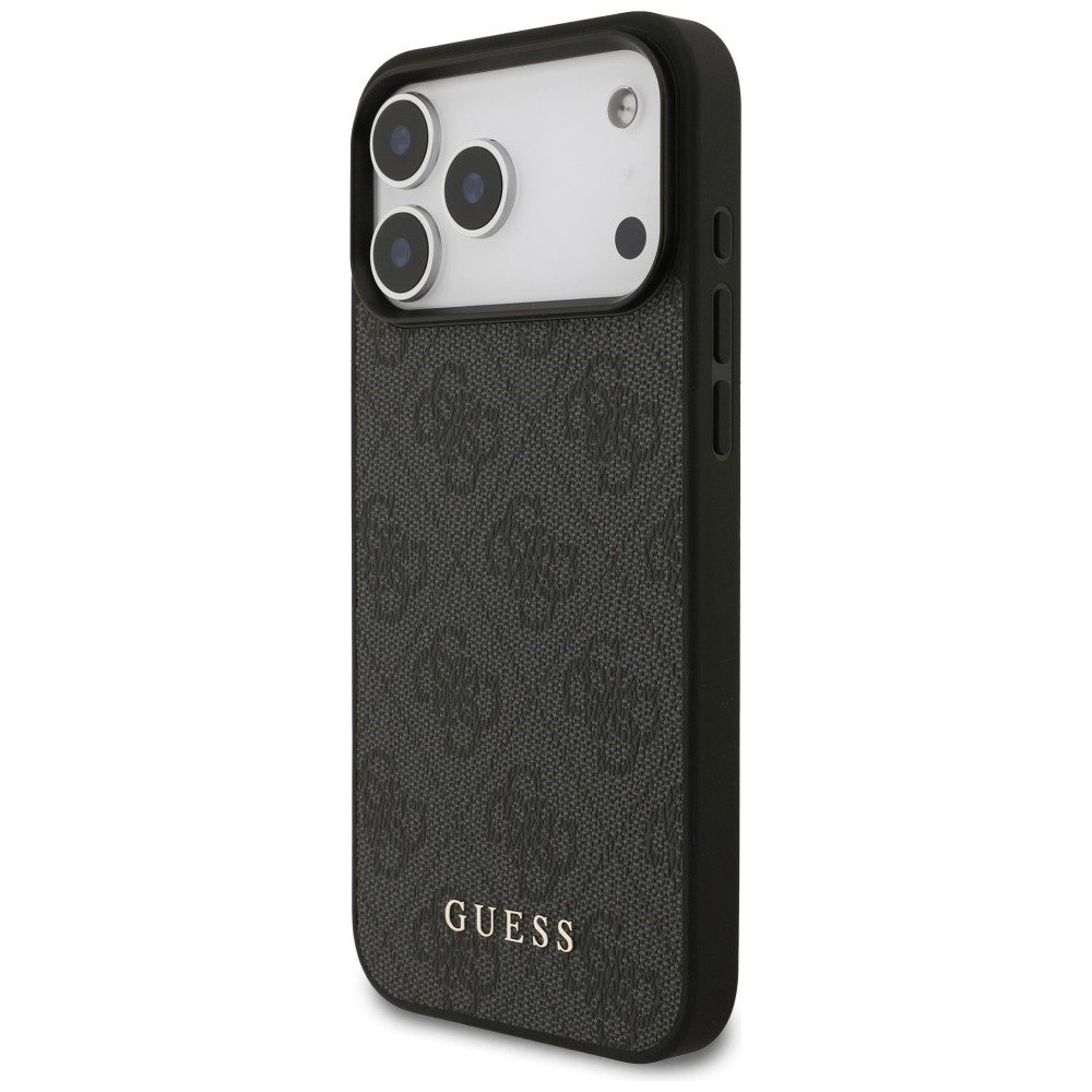 Guess Handyhülle Classic iPhone 18 Pro Max Schutzhülle Case Kunstleder Logo Metall 6,9 Zoll, Kantenschutz – Bild 2 von 5