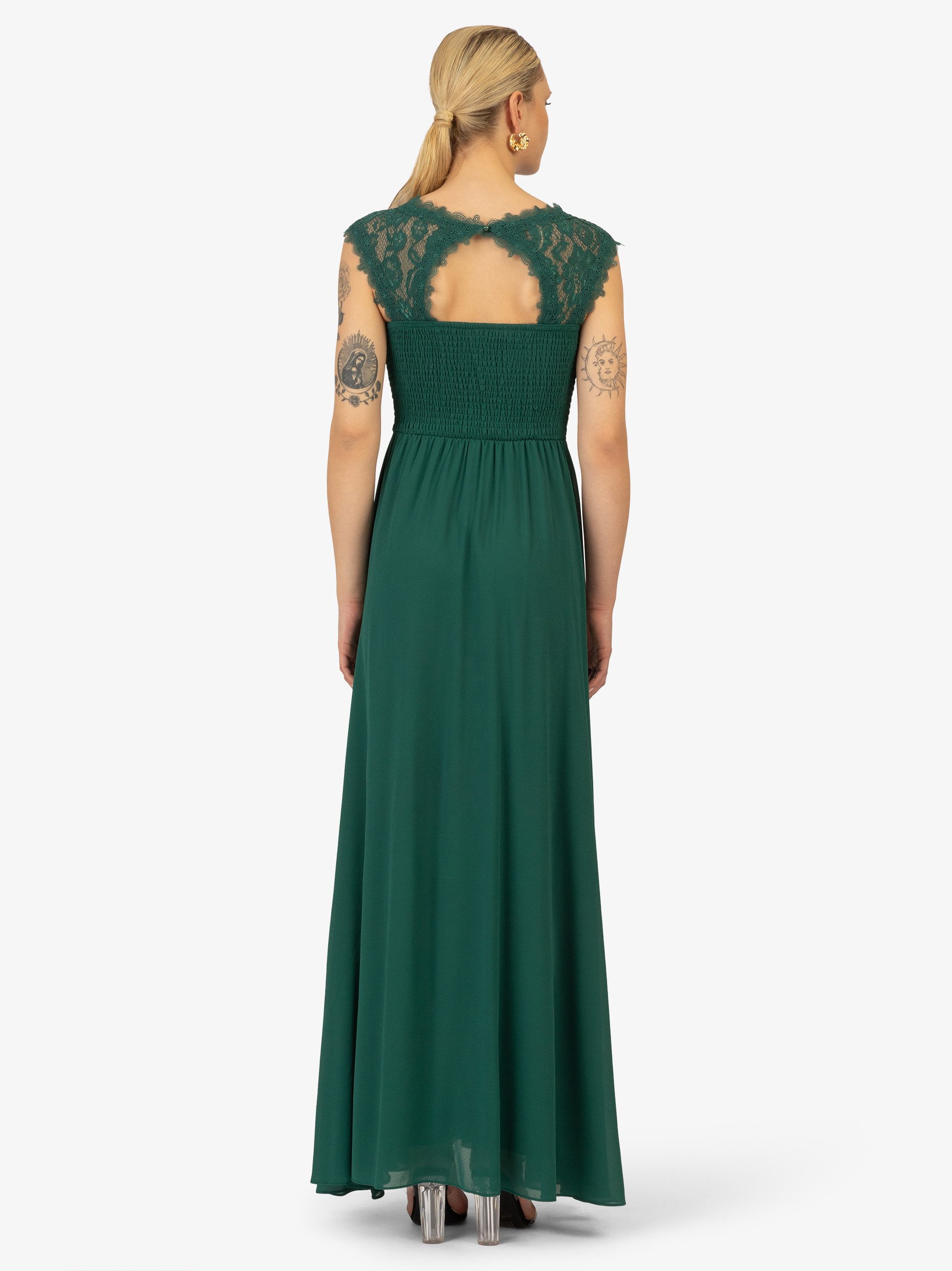 Kraimod Abendkleid aus hochwertigem Polyester Material mit Rundhalsausschnitt