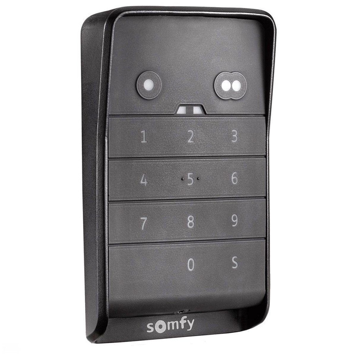 Somfy Garagentorantrieb Somfy Funkcodetaster 2-Kanal RTS Code-Tastatur Toröffner Garage, (1-tlg)