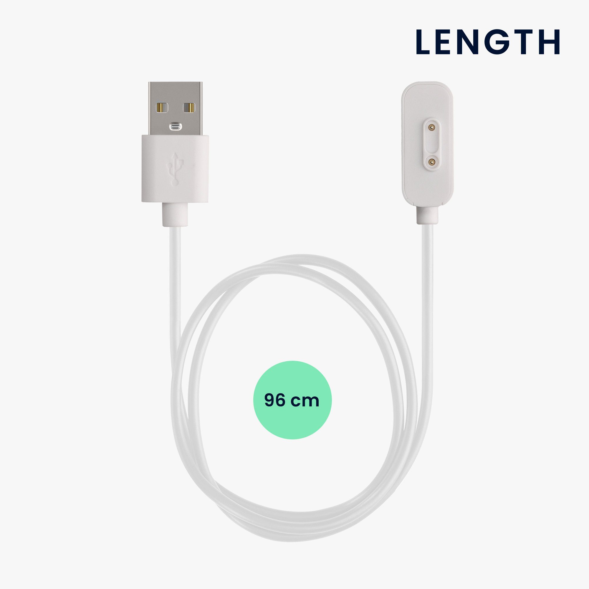 kwmobile Smartwatch Ladekabel für Xplora X5 / X5 Play / X4 Smartphone-Ladegerät (1-tlg., USB Ladekabel für Smartwatch Aufladekabel - Fitnesstracker Ersatzkabel)