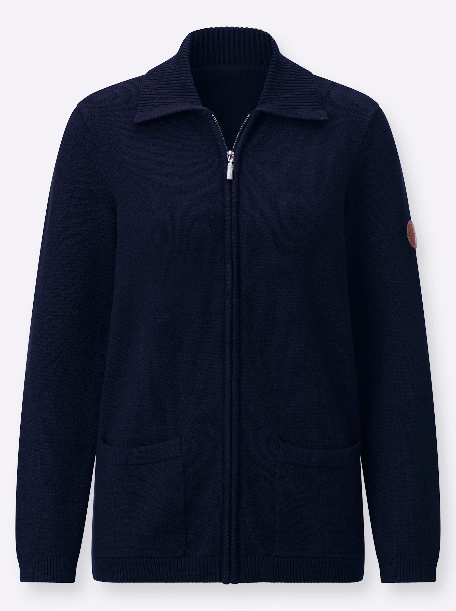 Strickjacke Strickjacke Langarm Jersey