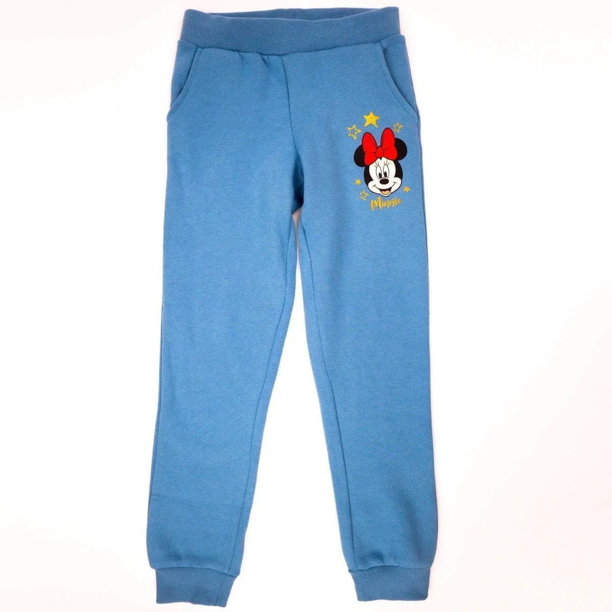 Jogger Pants Minnie Mouse Mädchen Jogginghose Grau + Sky 98 104 110 116 128