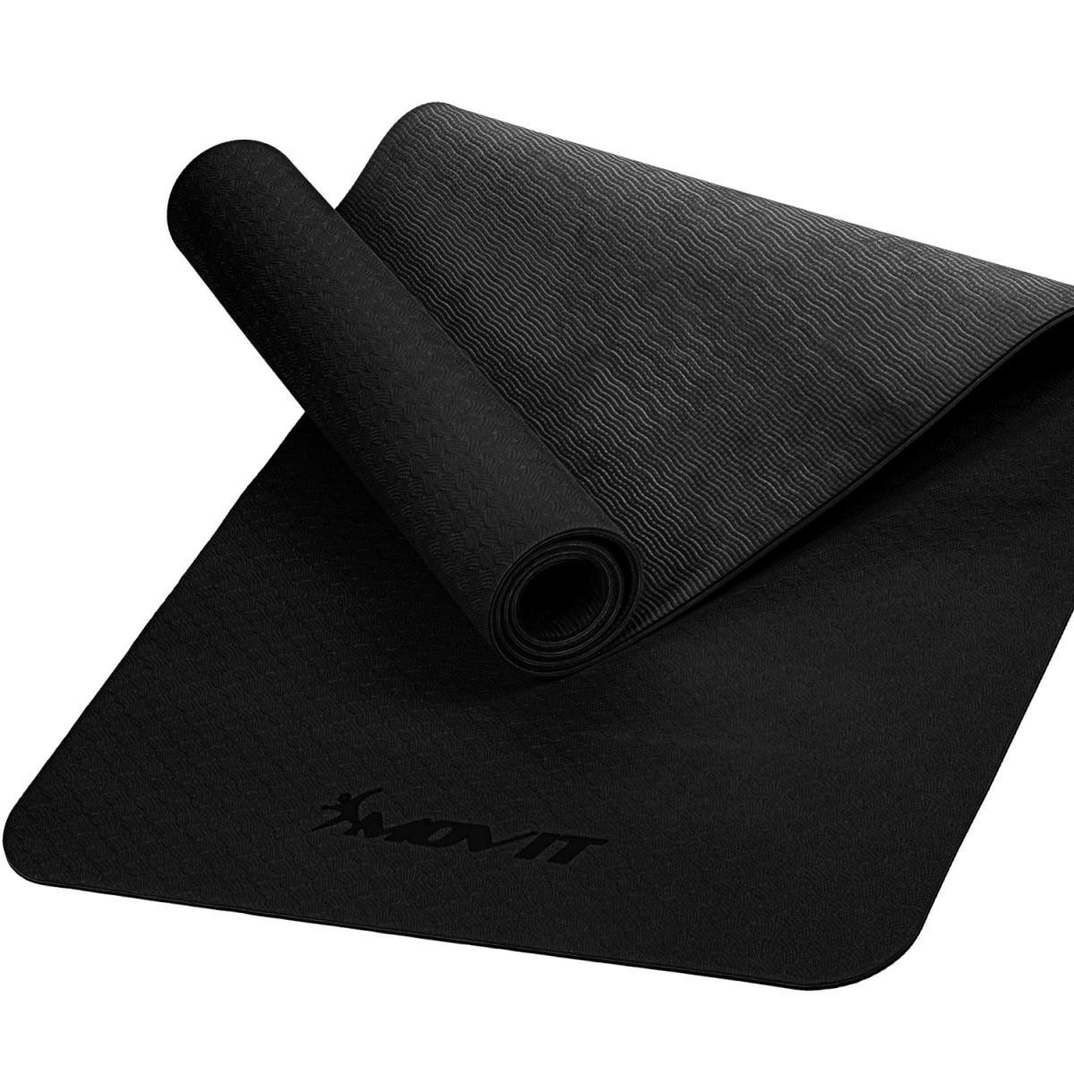 Yogamatte Sportmatte 6mm Yogamatte Fitnessmatte Gymnastikmatte TPE Rutschfest
