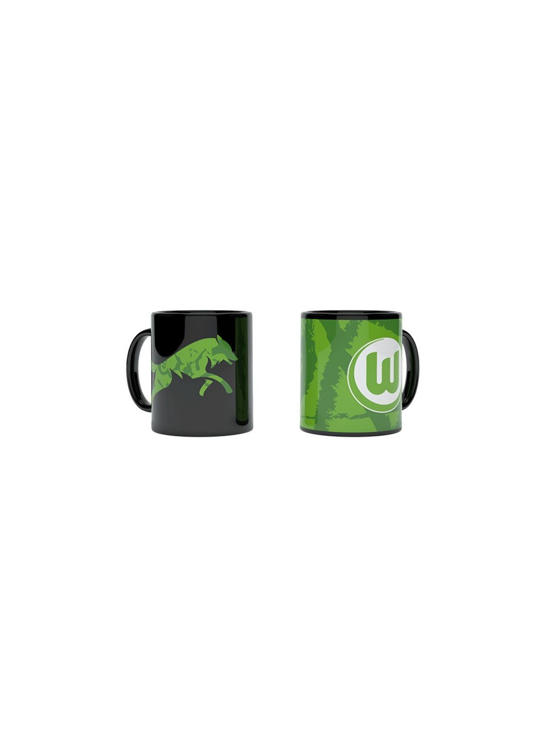 VfL Wolfsburg Becher VfL Wolfsburg Magic Mug Wölfe, Keramik