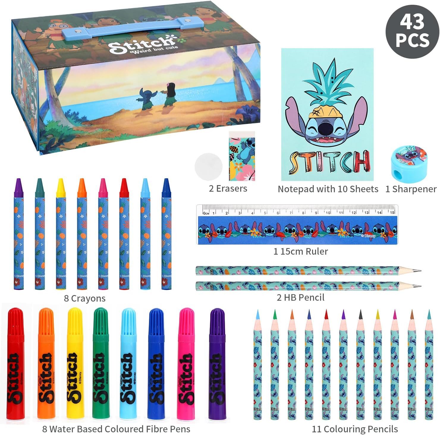 Thumbnail - Lilo & Stitch Malpalette Lilo & Stitch Kreatives Malset – Perfekt zum Malen und Gestalten