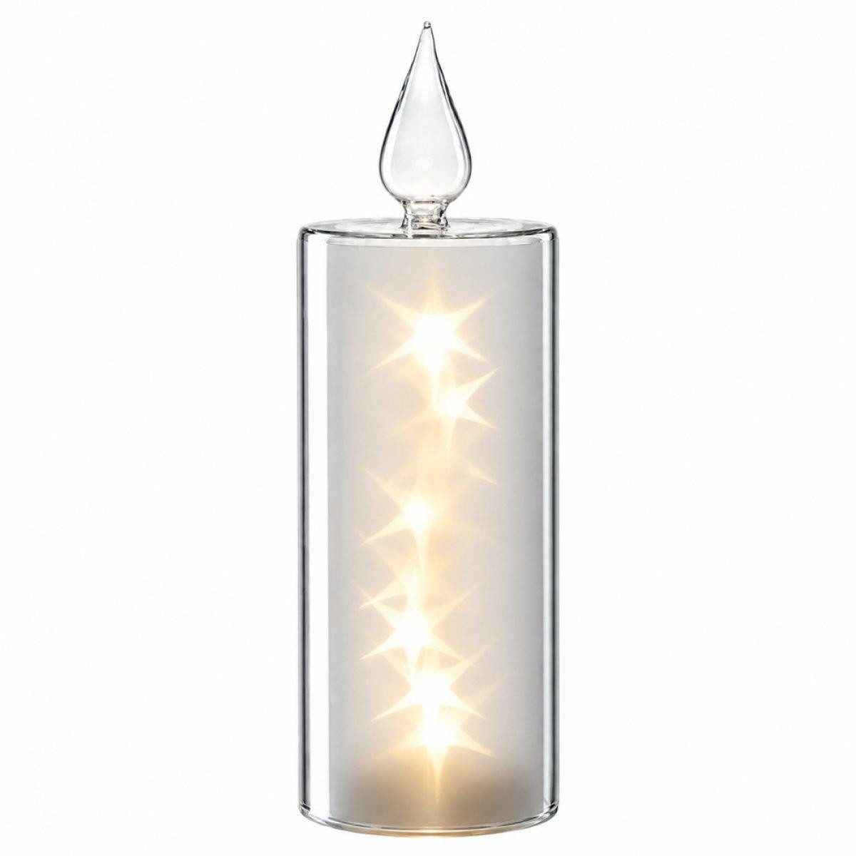 LEONARDO Windlicht Leonardo Kerze LED Riposo Weiß (27cm)