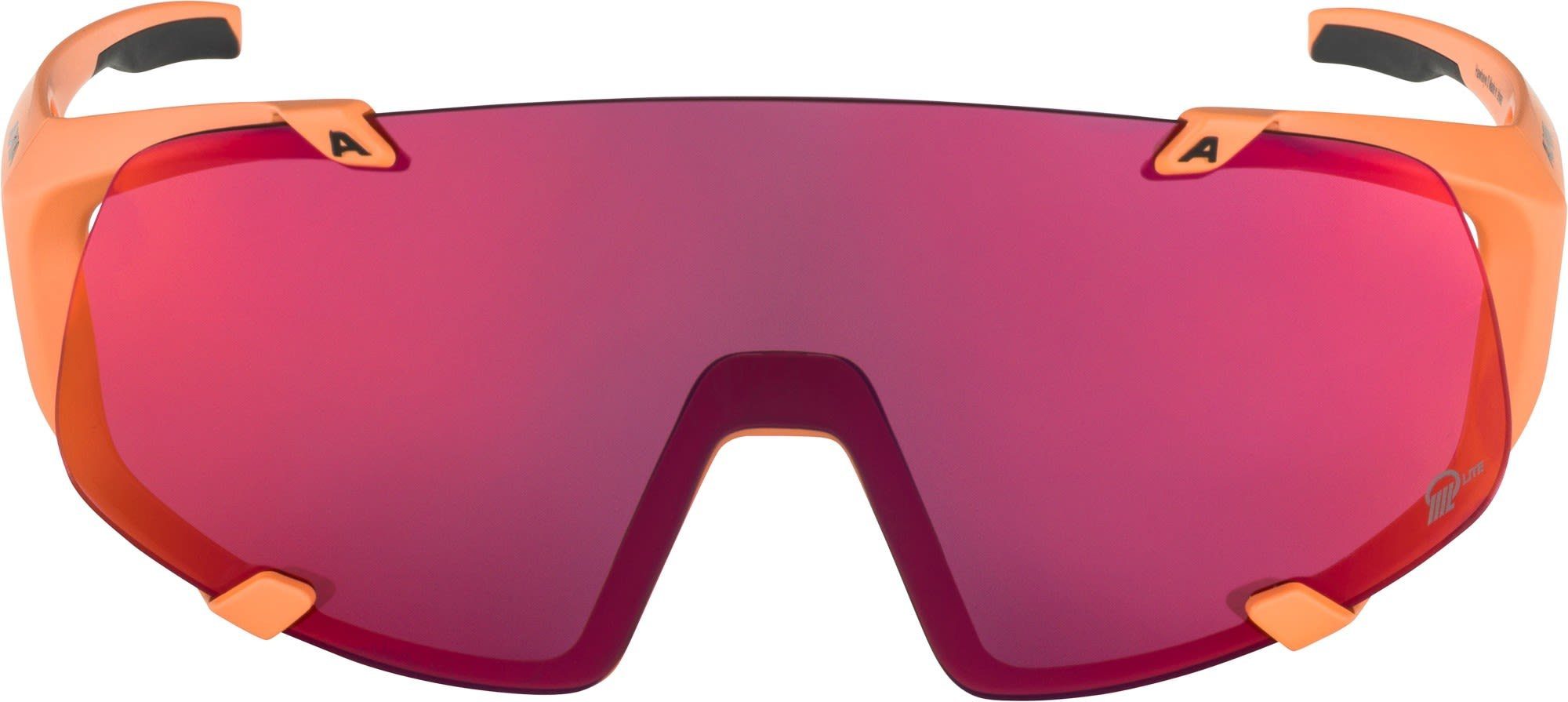 Mirror Sports Q-lite Alpina - Accessoires Hawkeye Matt S Pink Sportbrille Alpina Alpina Peach