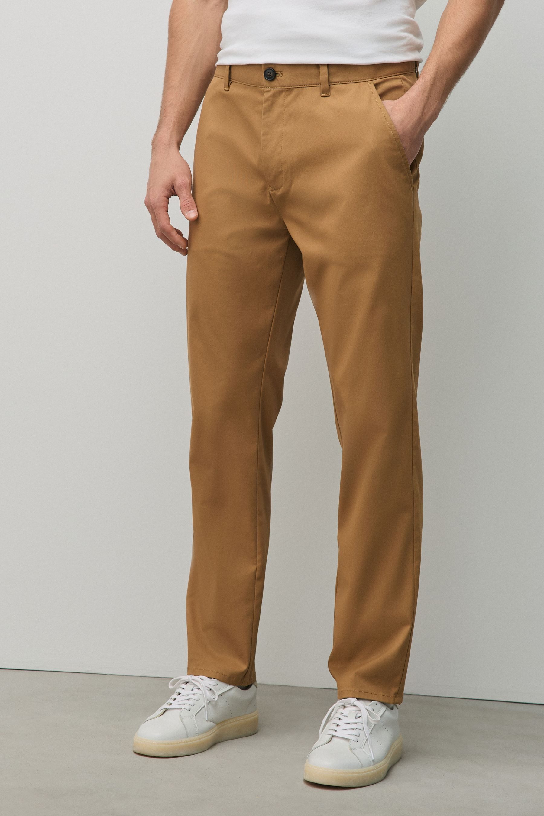 Stretch-Hose Slim Fit Chinohose mit Stretch und Baumwolle