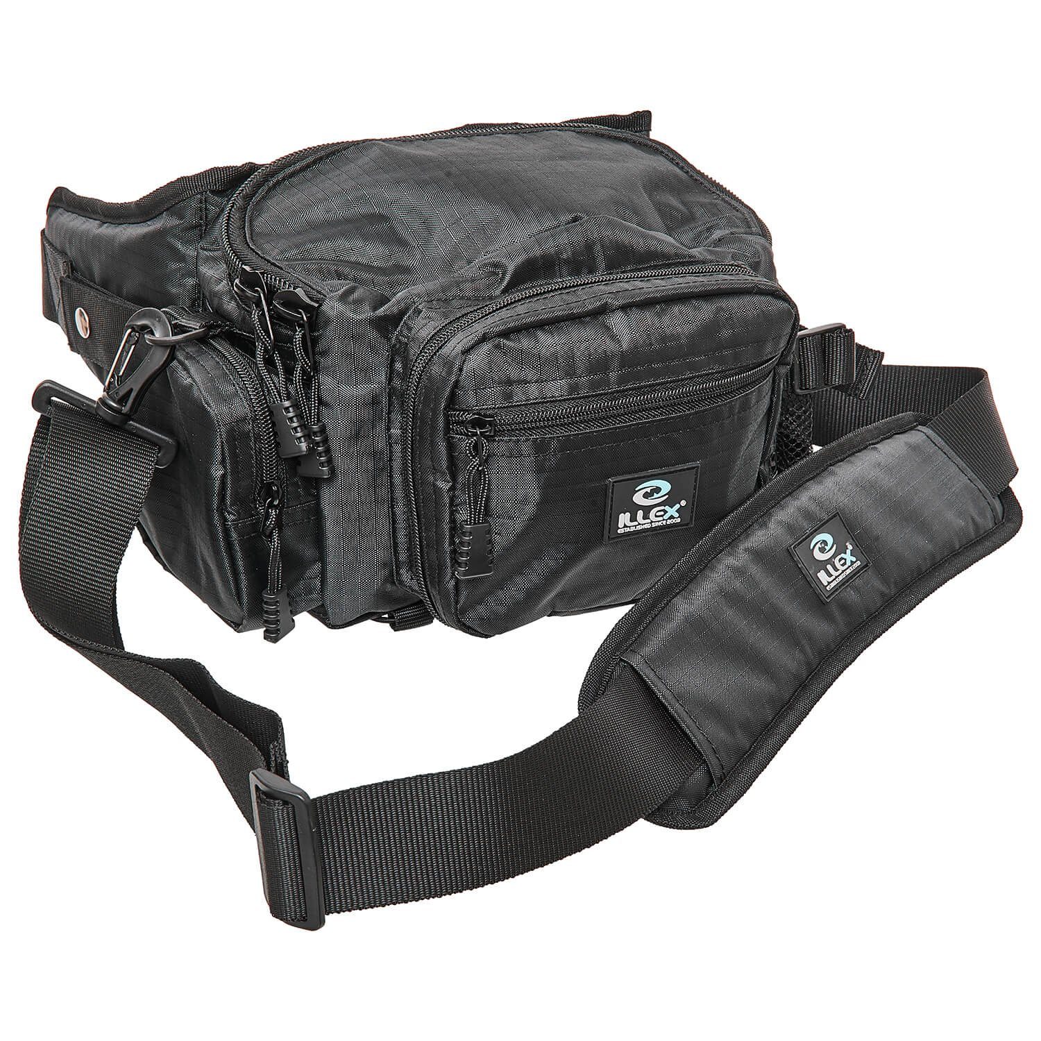Illex Angelkoffer Illex Angeltasche Hip Bag Black
