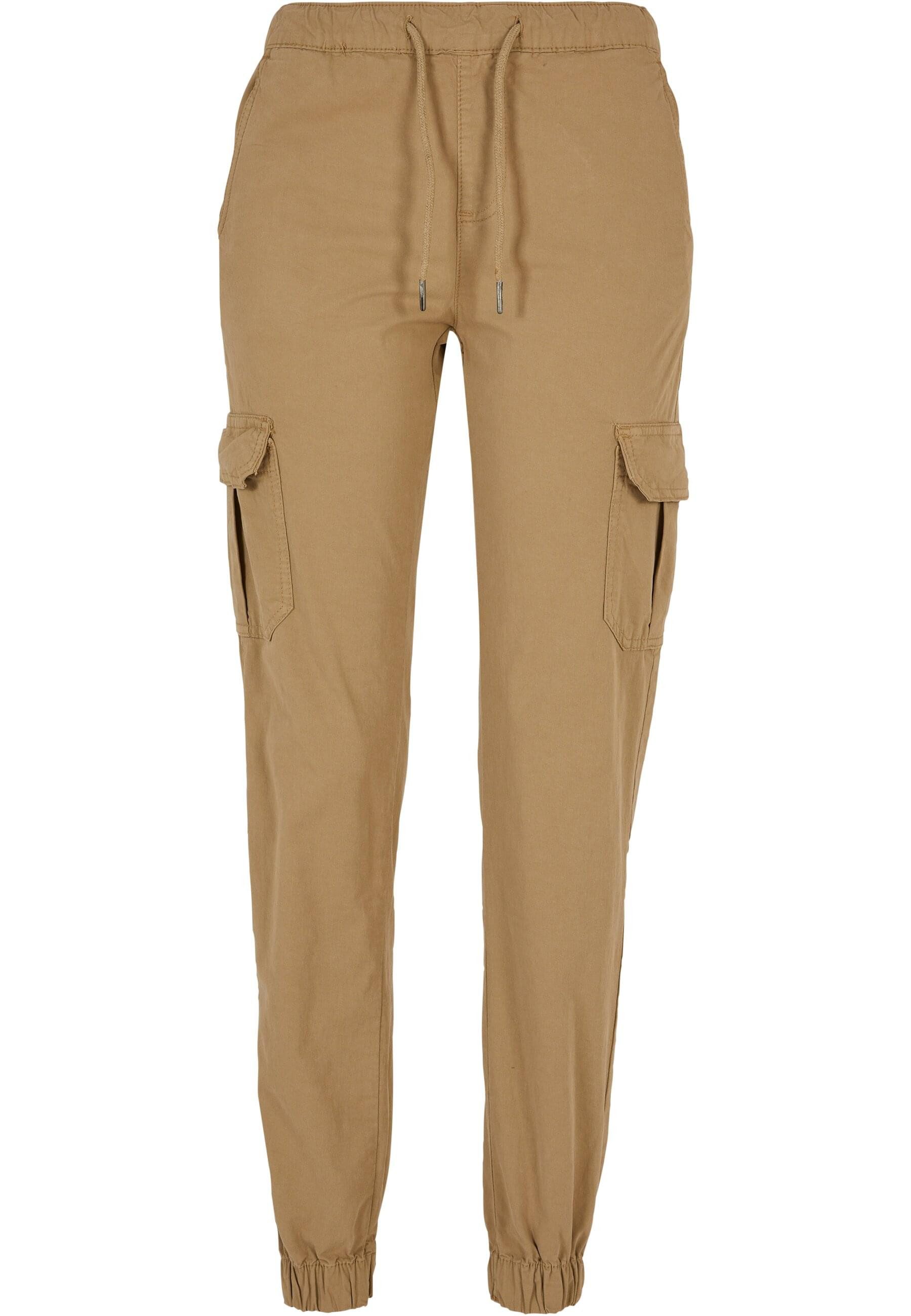 URBAN CLASSICS Cargohose Urban Classics Damen Ladies High Waist Cargo Jogging Pants (1-tlg)