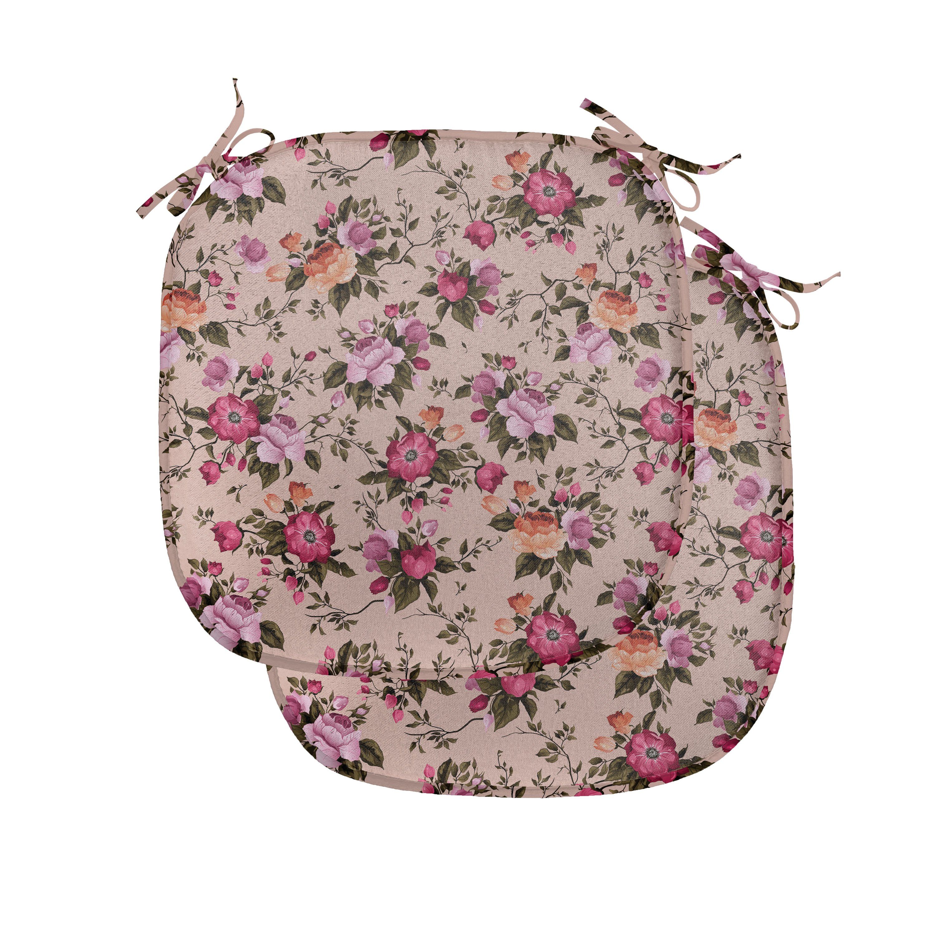 Stuhlkissen Dekoratives wasserfestes Kissen mit Riemen für Küchensitze