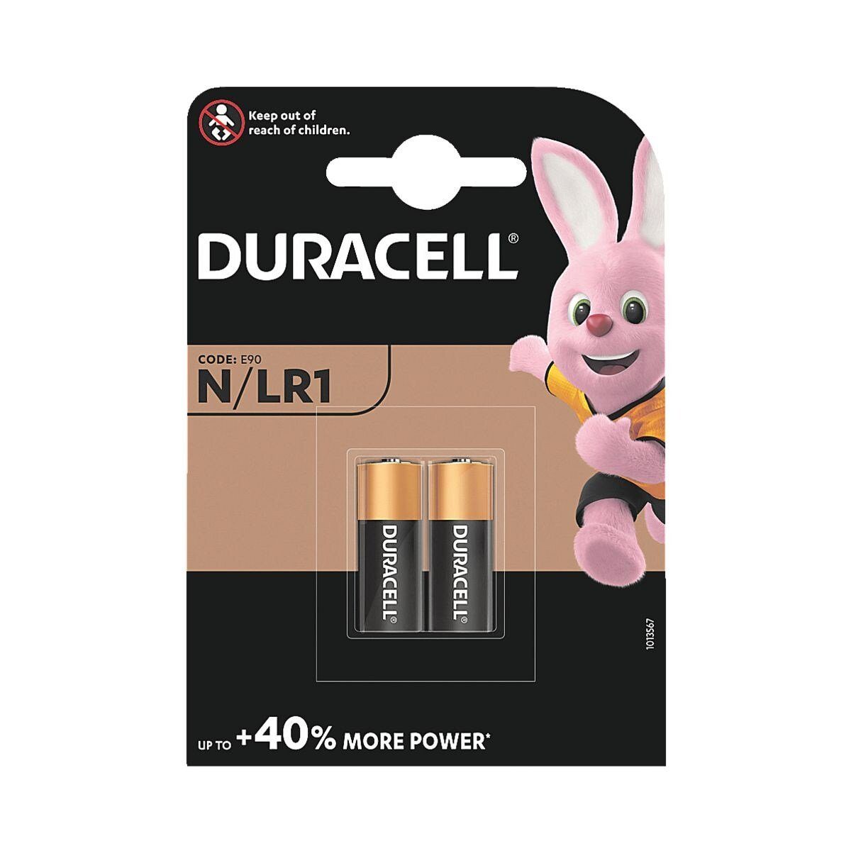 Duracell Batterie, (1.5 V, 2 St), Lady / N / LR1 / MN9100 / E90, 1,5 V, Alkali