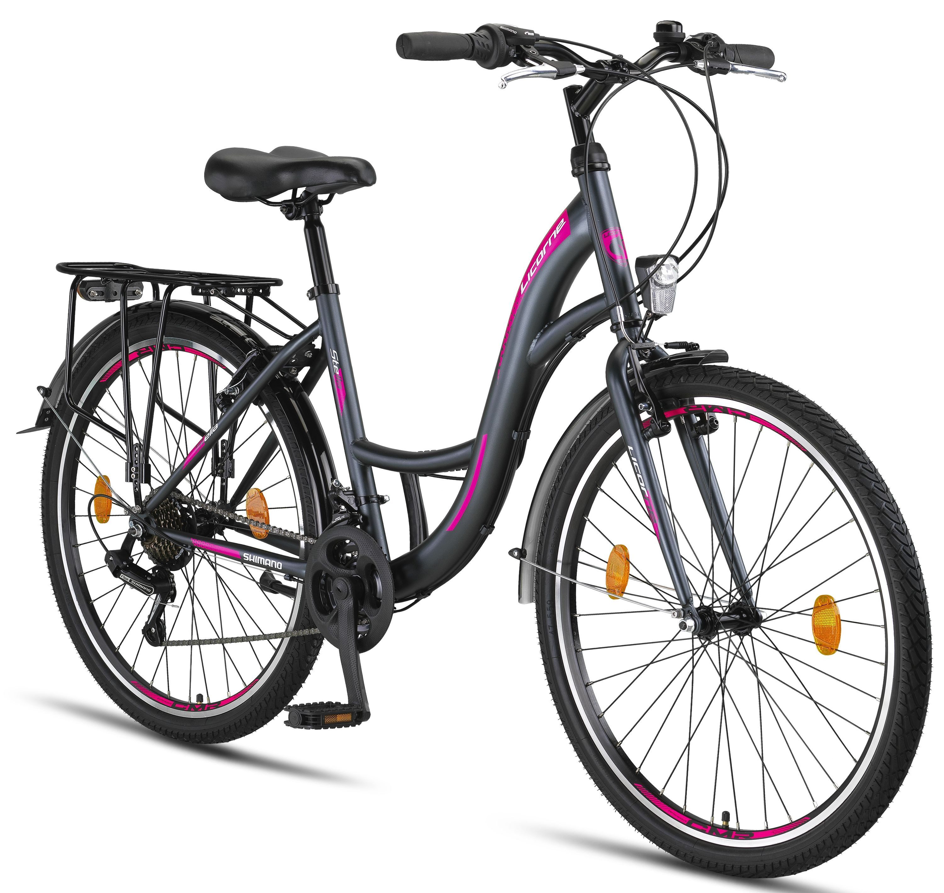 Cityrad Licorne Bike Stella Premium City Bike 20,24,26 und 28 Zoll Fahrrad