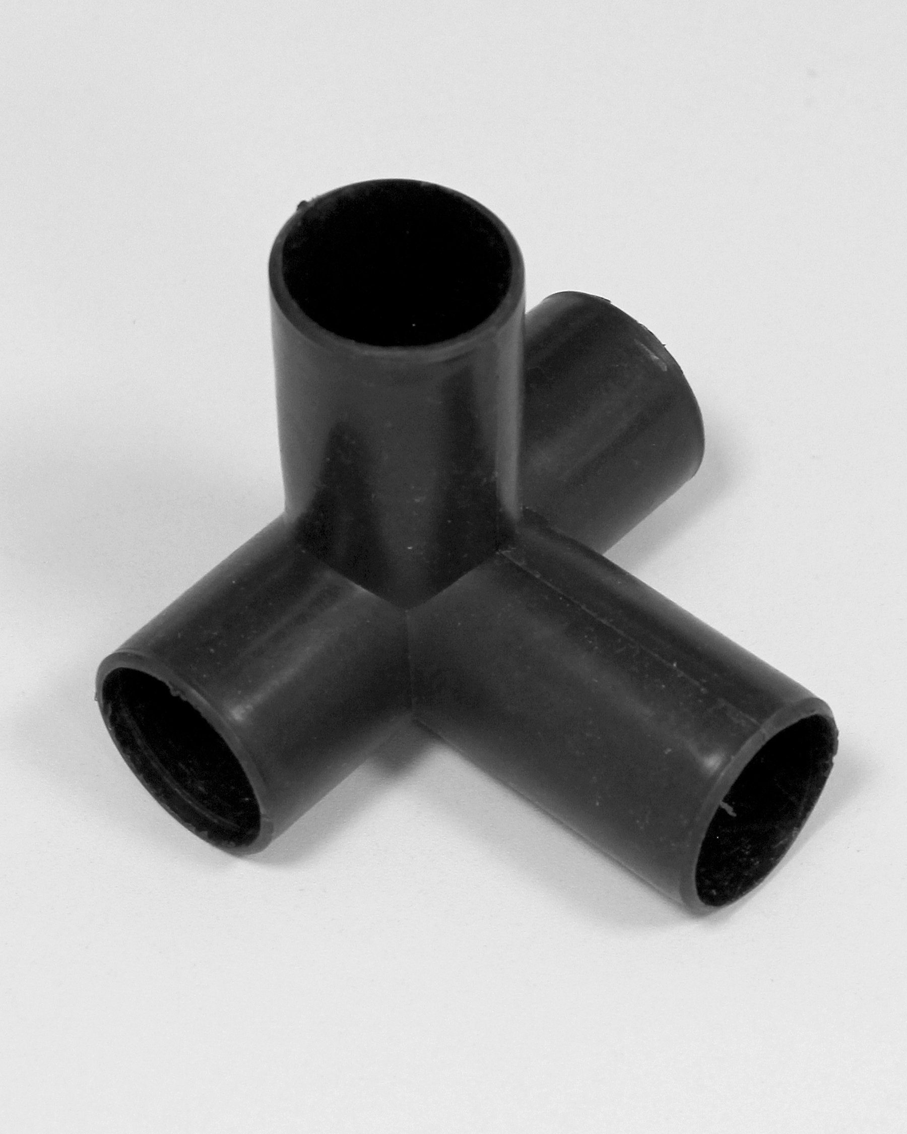 Superhund Ausrichtungshilfe 4-Eck-Verbinder, Farbe Schwarz