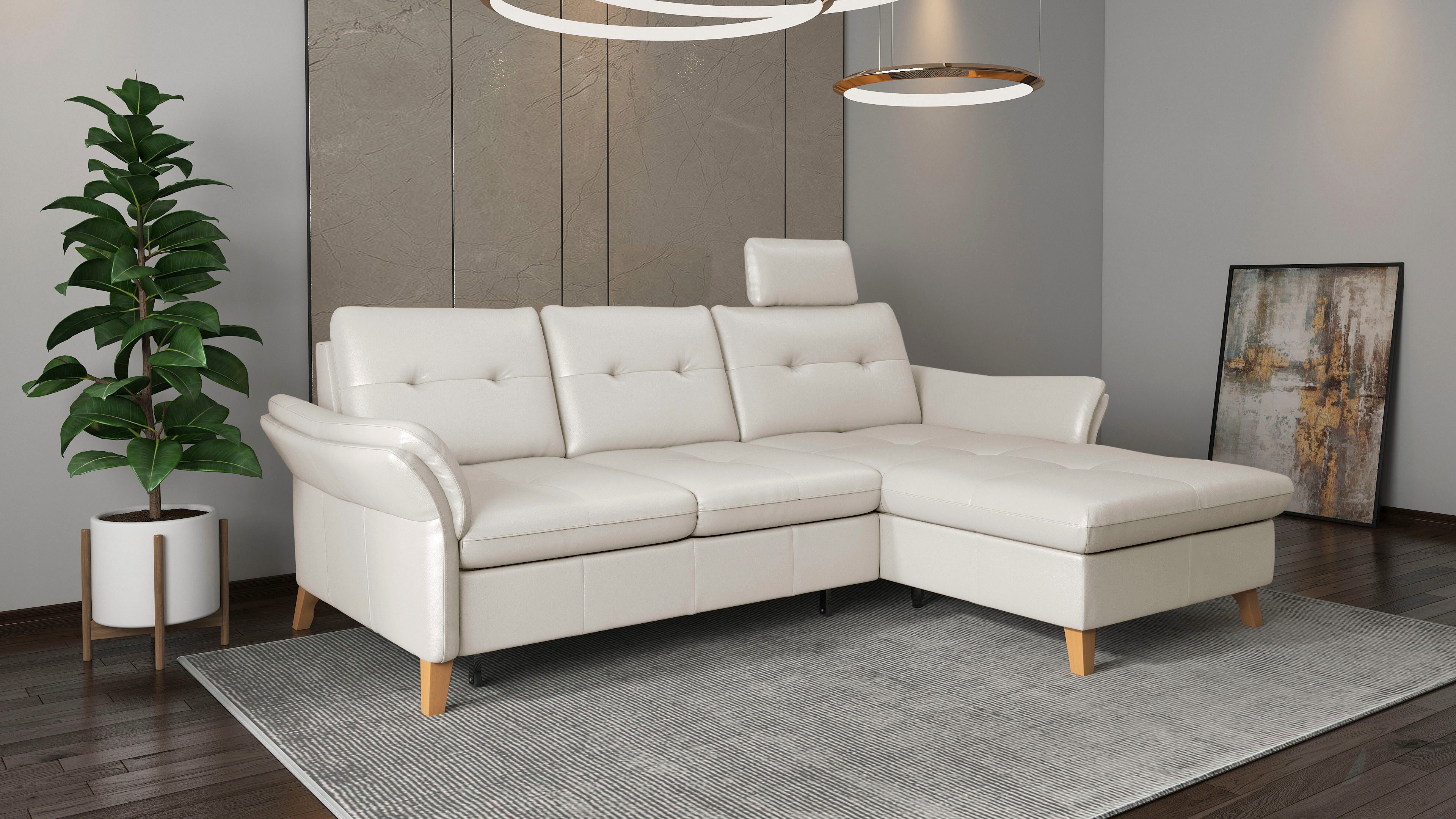 sit&more Ecksofa Göteborg, Sitztiefenverstellung und Federkern, günstig online kaufen