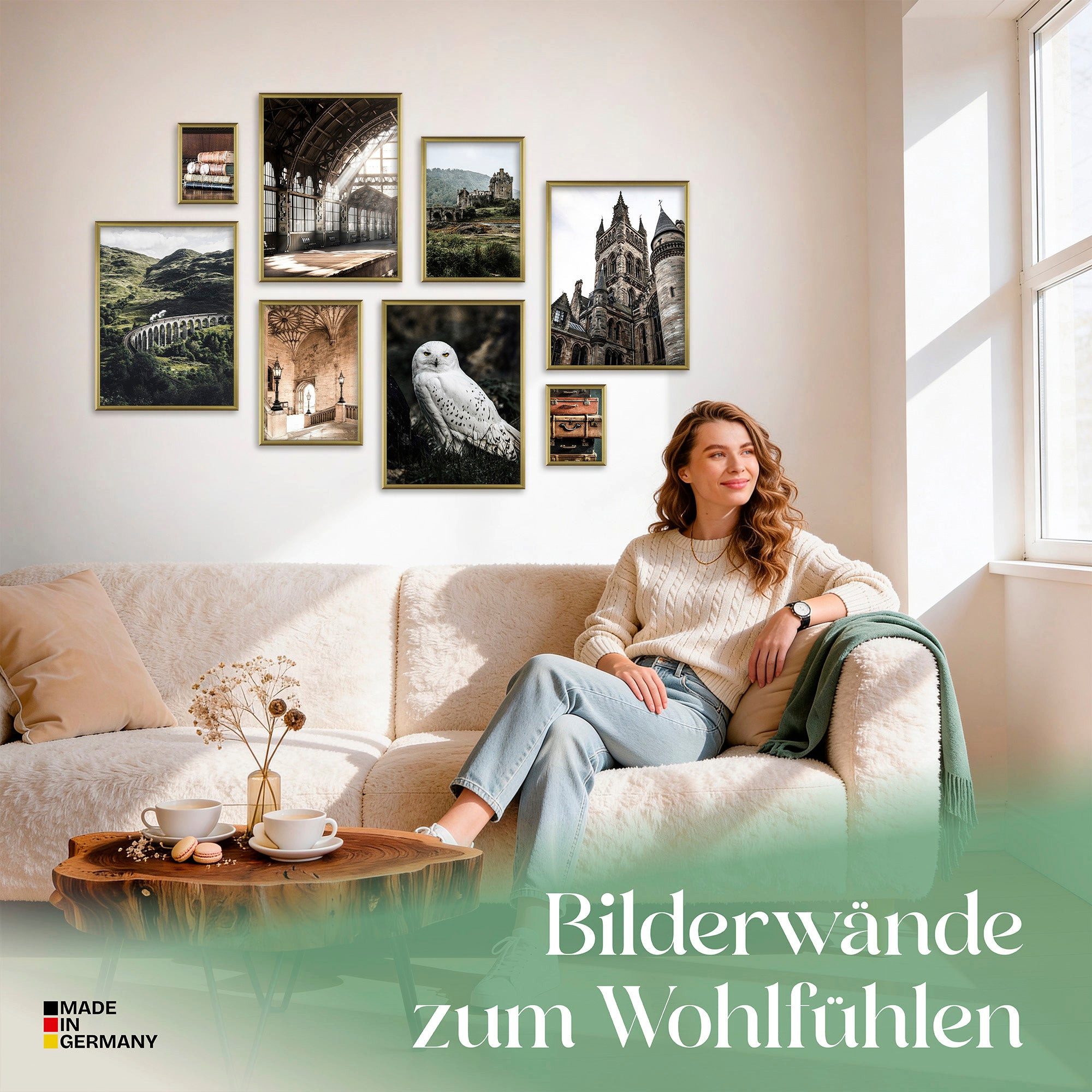 ARTFAVES Bilder-Collage Poster Set Potterhead I mehrteilige Bilderwand I Wa günstig online kaufen