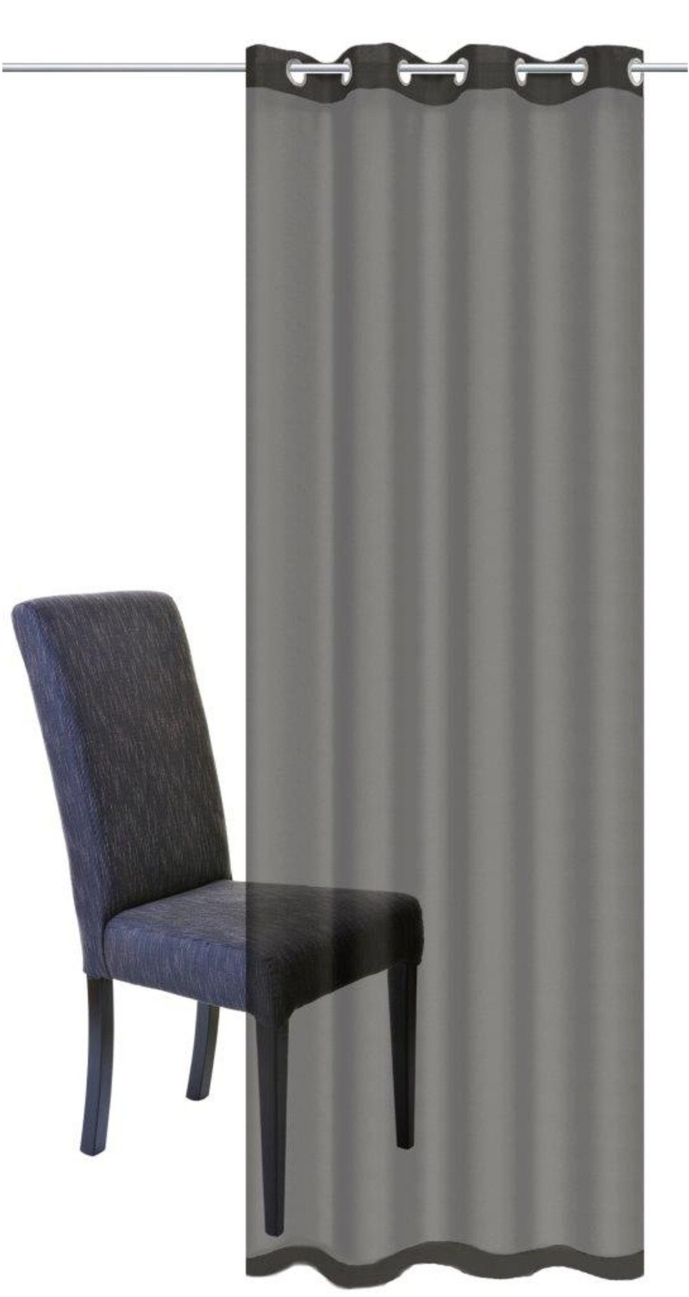 HOME WOHNIDEEN Gardine DOLLY, Ösen (2 günstig online kaufen