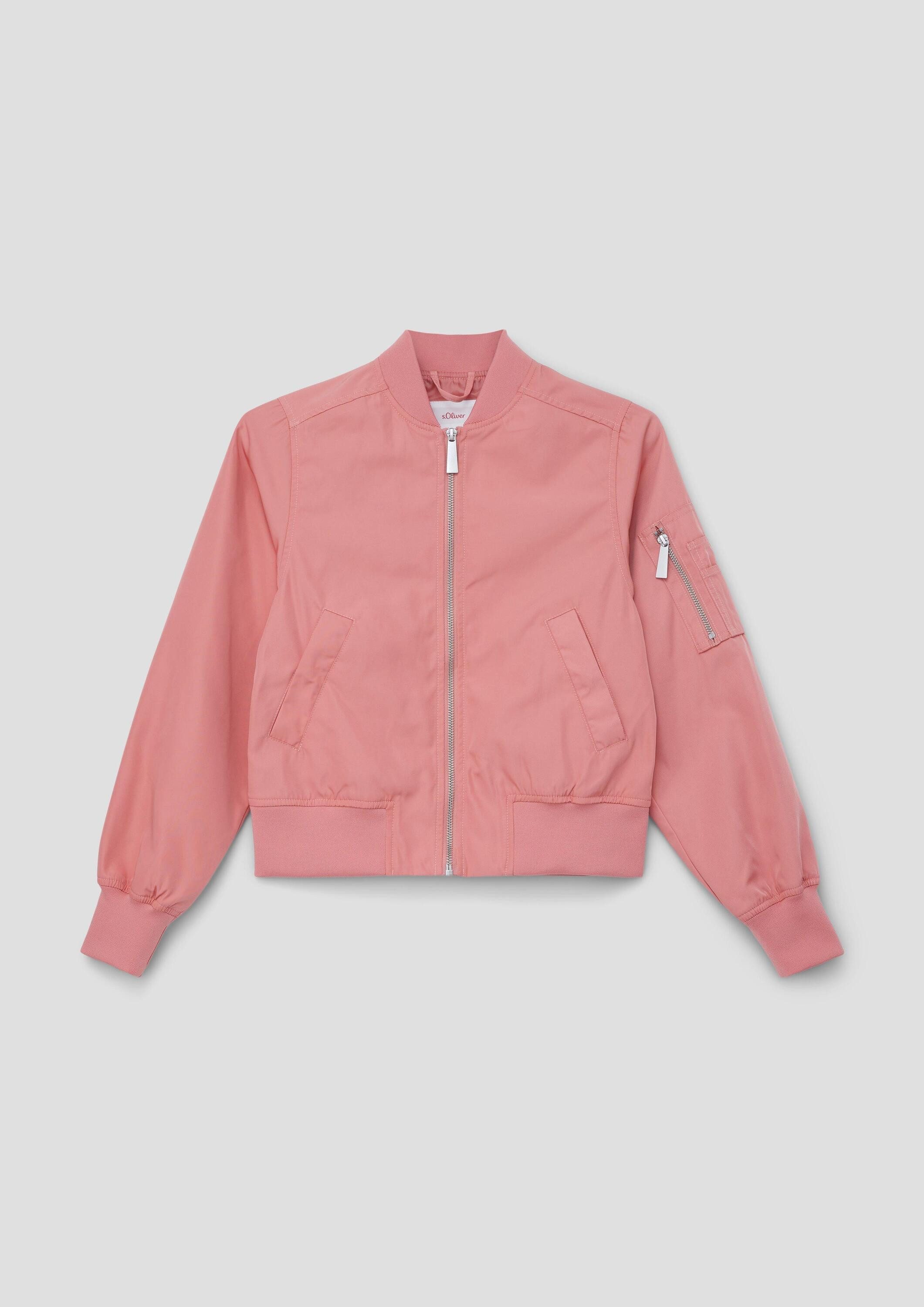 s.Oliver Funktionsjacke Outdoor-Jacke Blouson im Aviator-Stil