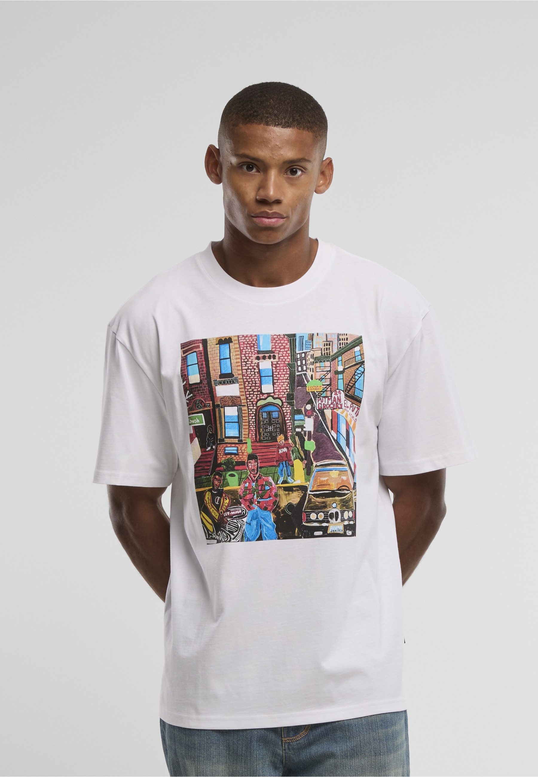 Karl Kani T-Shirt Karl Kani Woven Signature Collaboration Oversized T-Shirt (1-tlg)