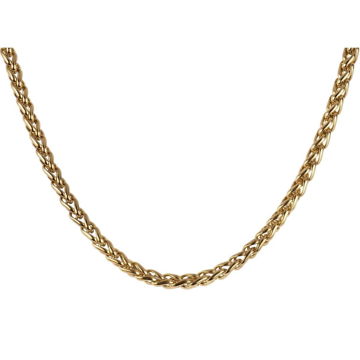 Jacques Lemans Kette ohne Anhänger S-C277B, für Damen Edelstahl Goldfarben
