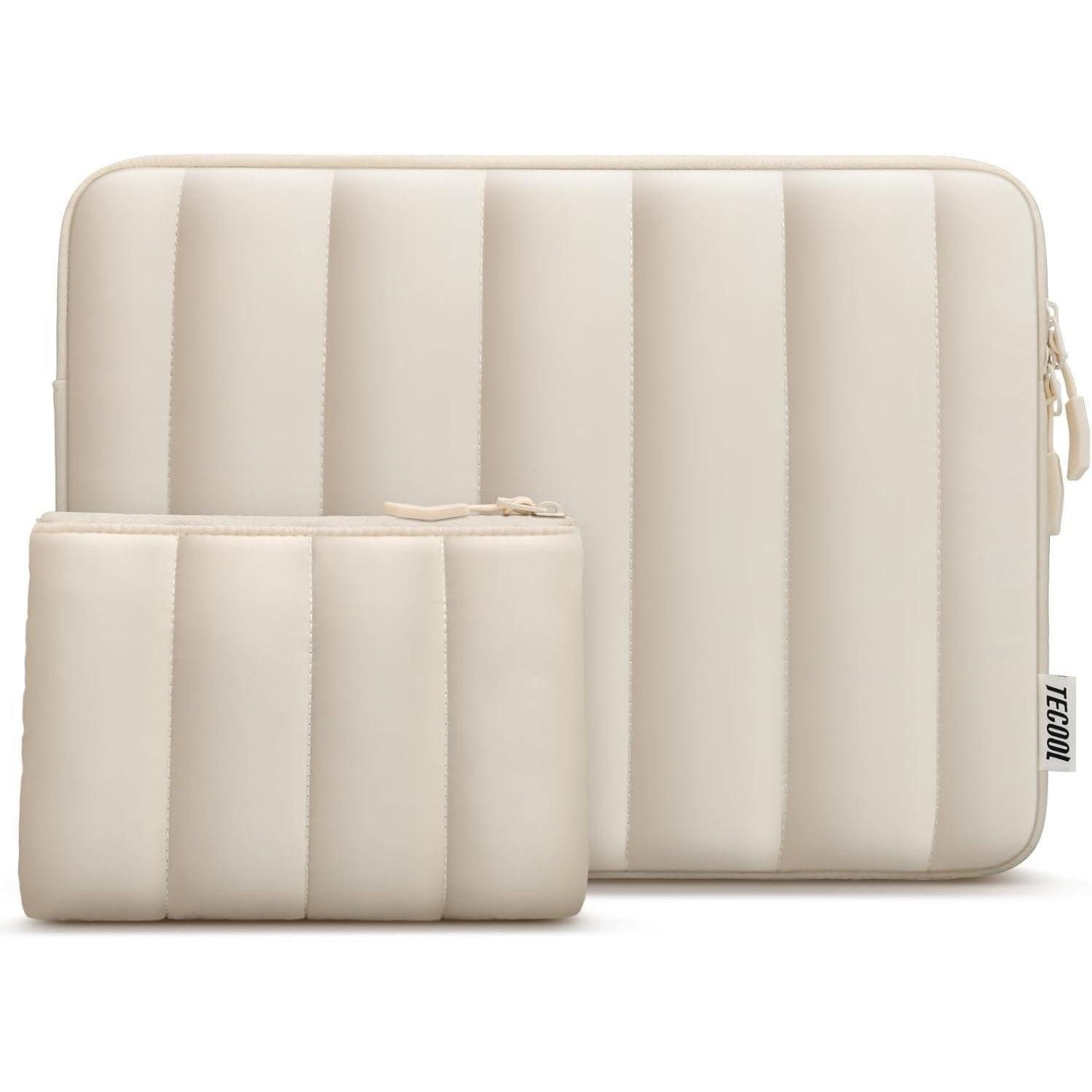 LuxusKollektion Laptoptasche Laptoptasche Laptophülle Schutzhülle Spritzfest 14 Zoll Beige