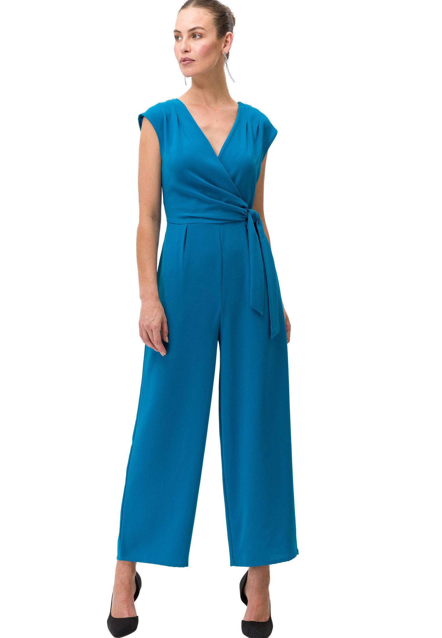 Zero Overall zero Jumpsuit mit Wickeloptik (1-tlg) Gürtel