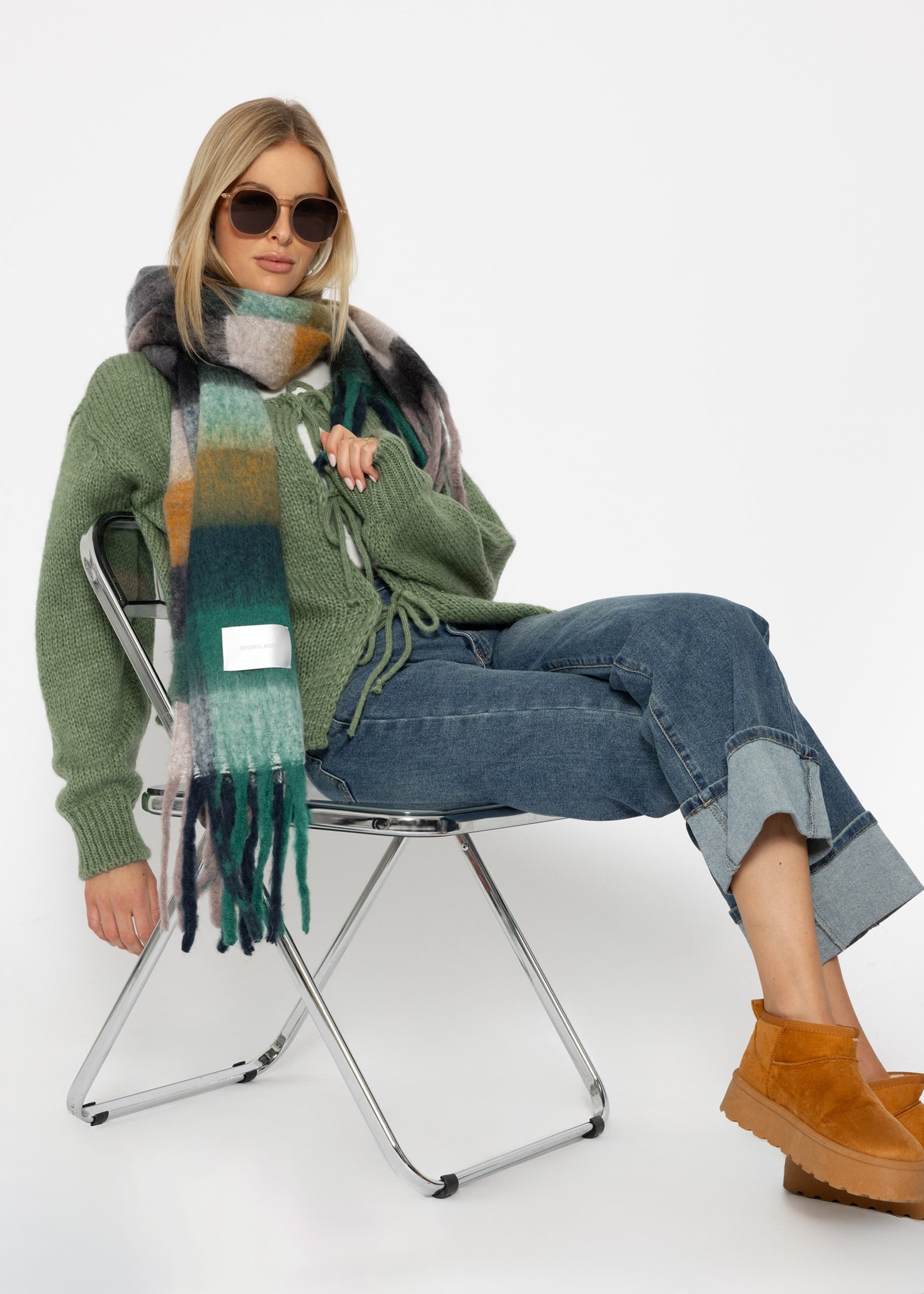 SASSYCLASSY Cardigan Oversize Strickjacke Damen mit günstig online kaufen